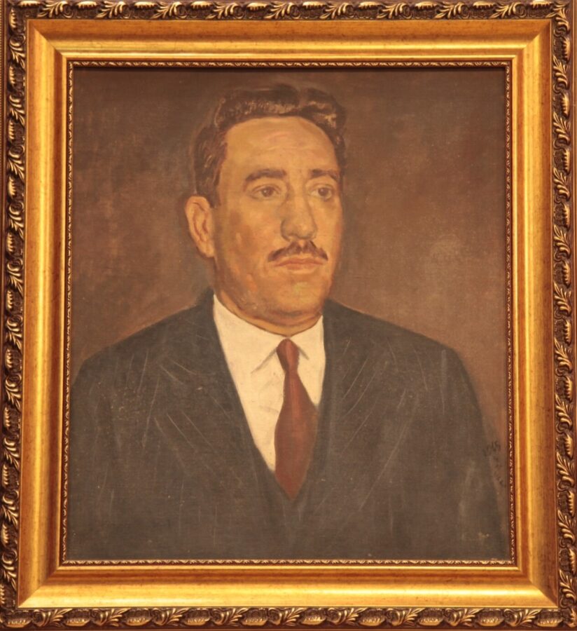 Retrato de Ivo Silveira na Galeria de Ex-presidentes da Alesc