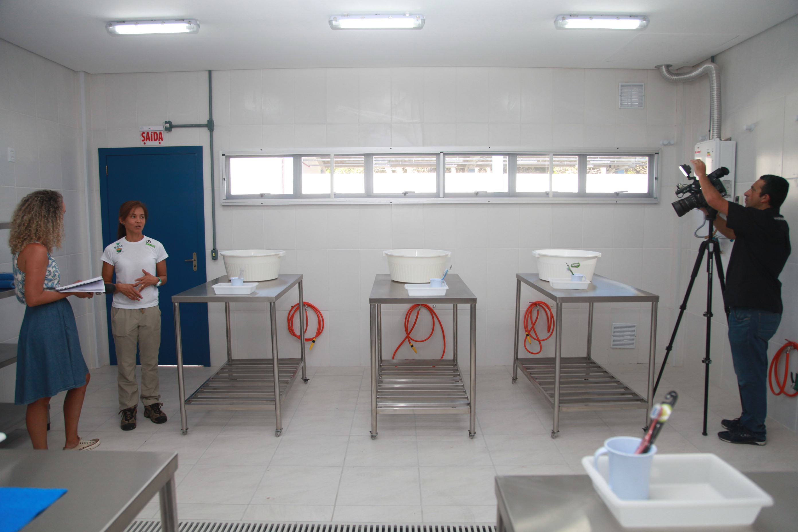 Centro de Reabilitação de Animais Marinhos.