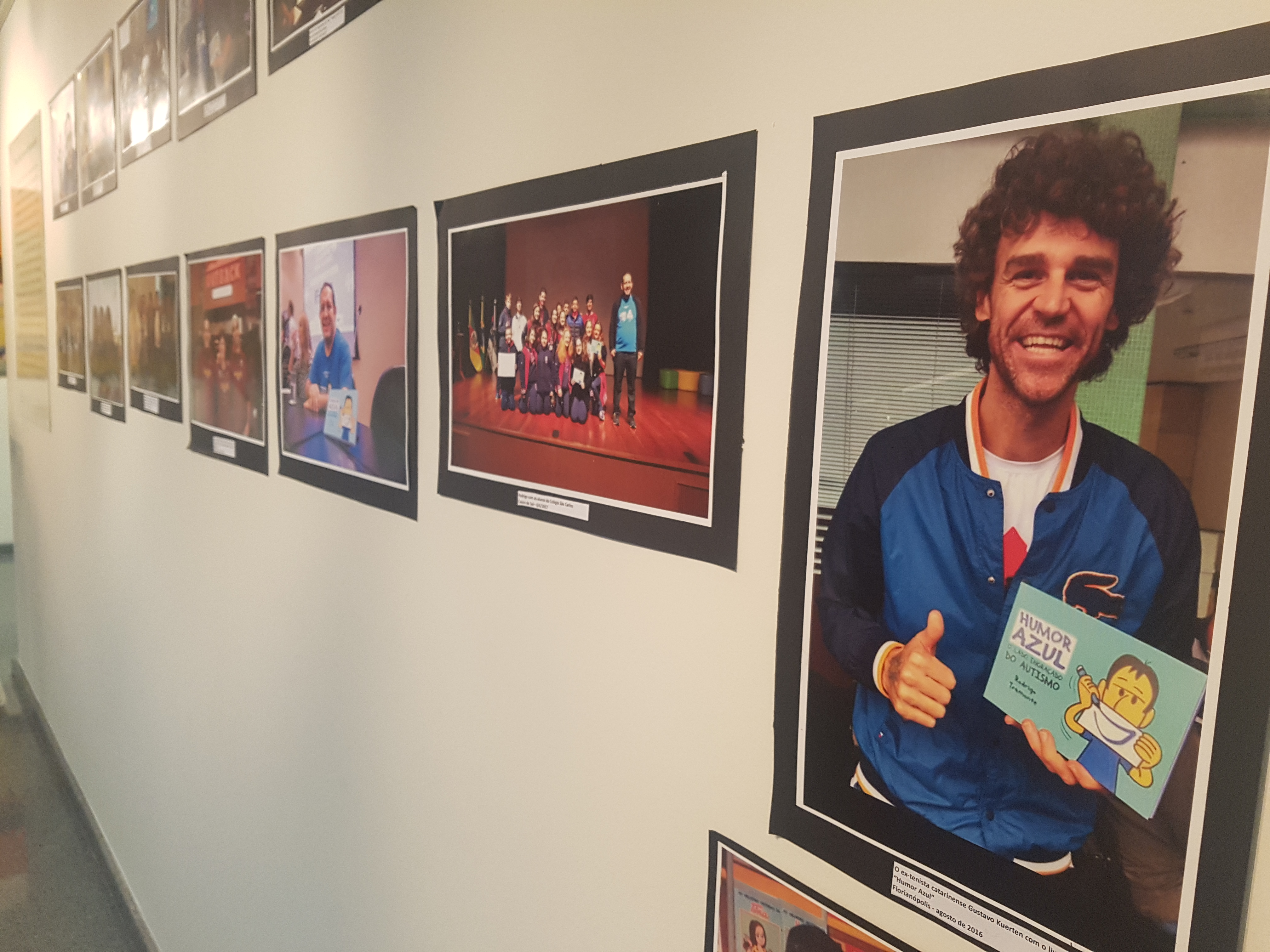 Exposição O Olhar Artístico de um Cartunista Autista.