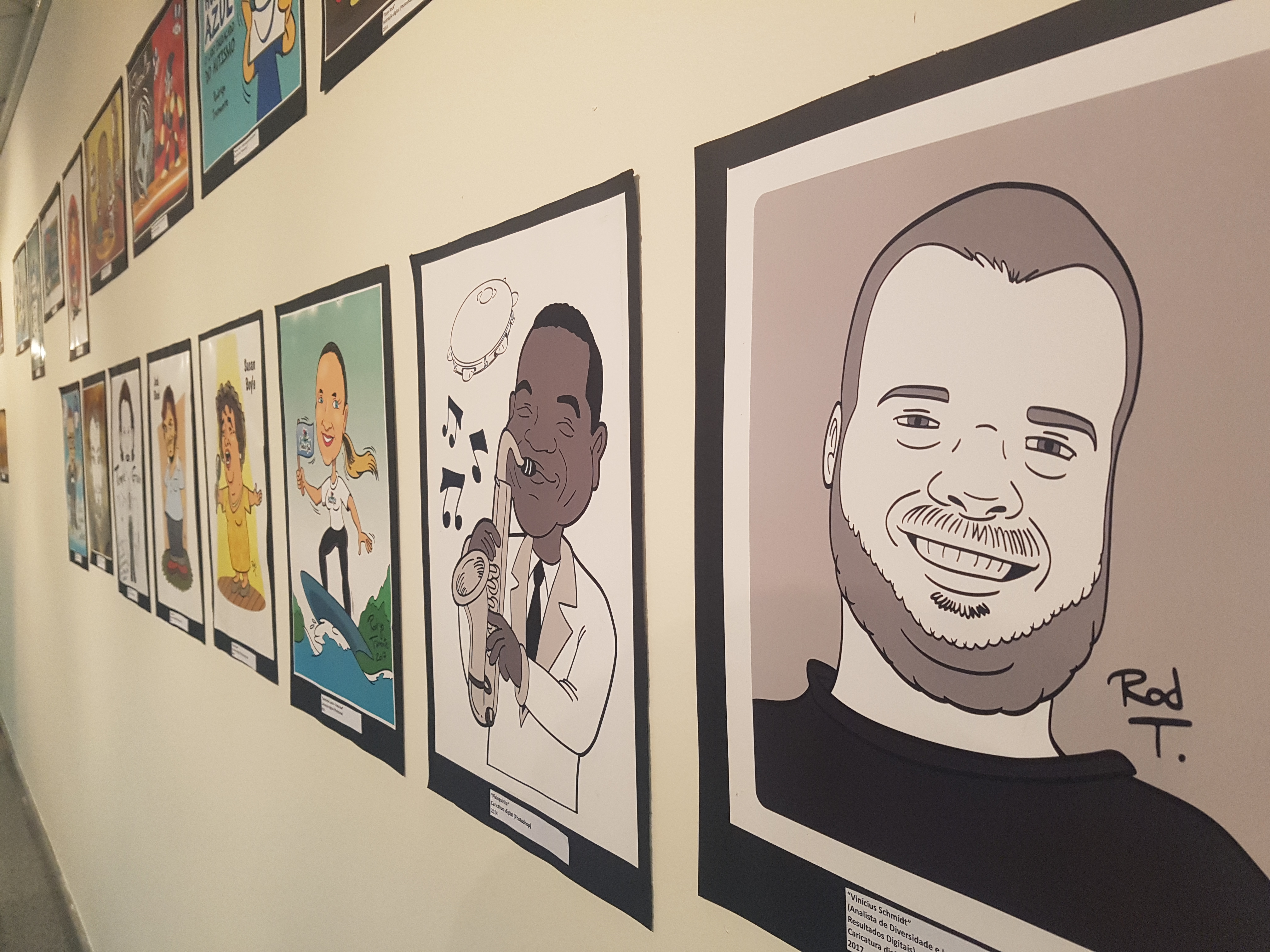 Exposição O Olhar Artístico de um Cartunista Autista.