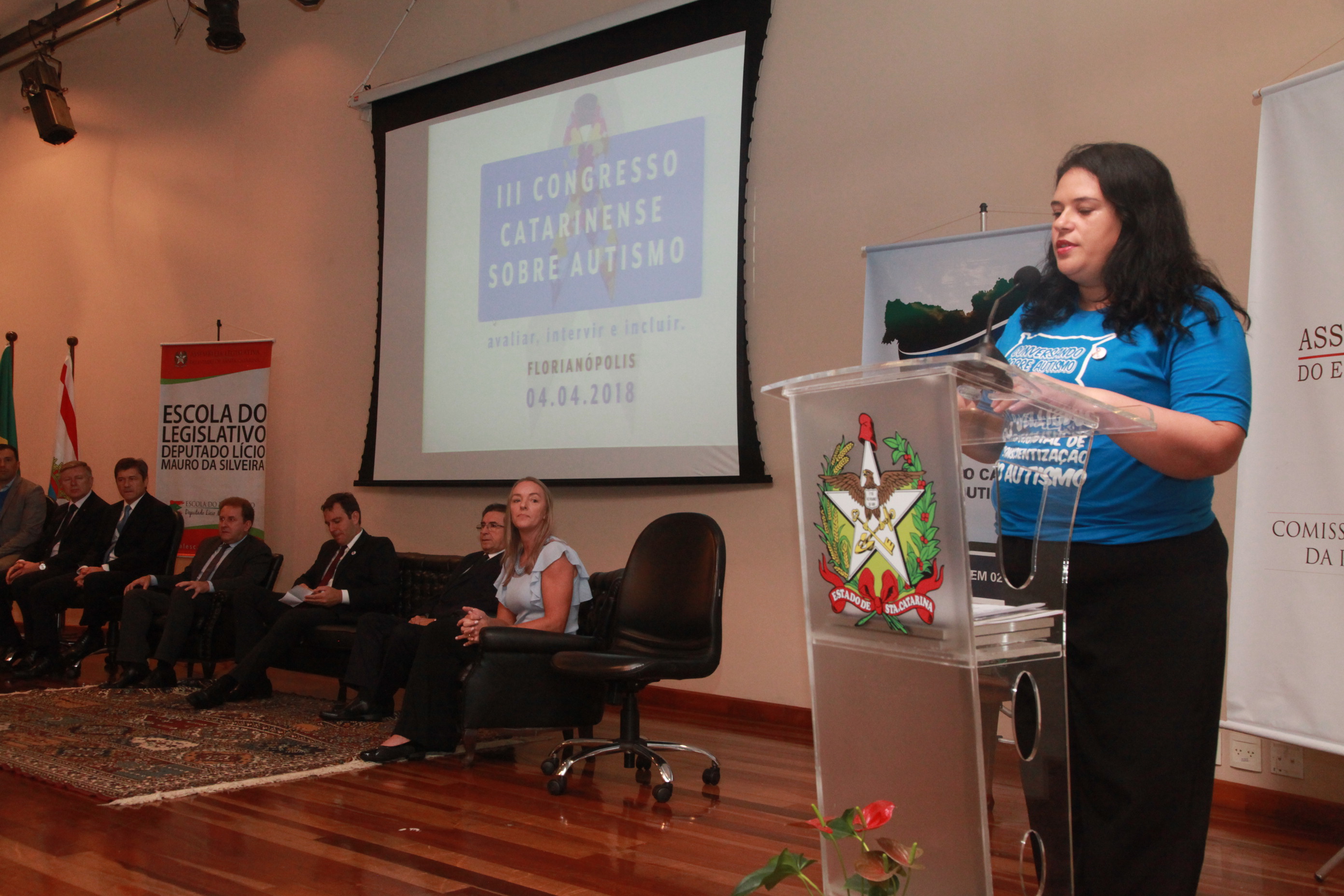 III Congresso Catarinense Sobre Autismo. Foto: Eduardo Guedes / Agência AL