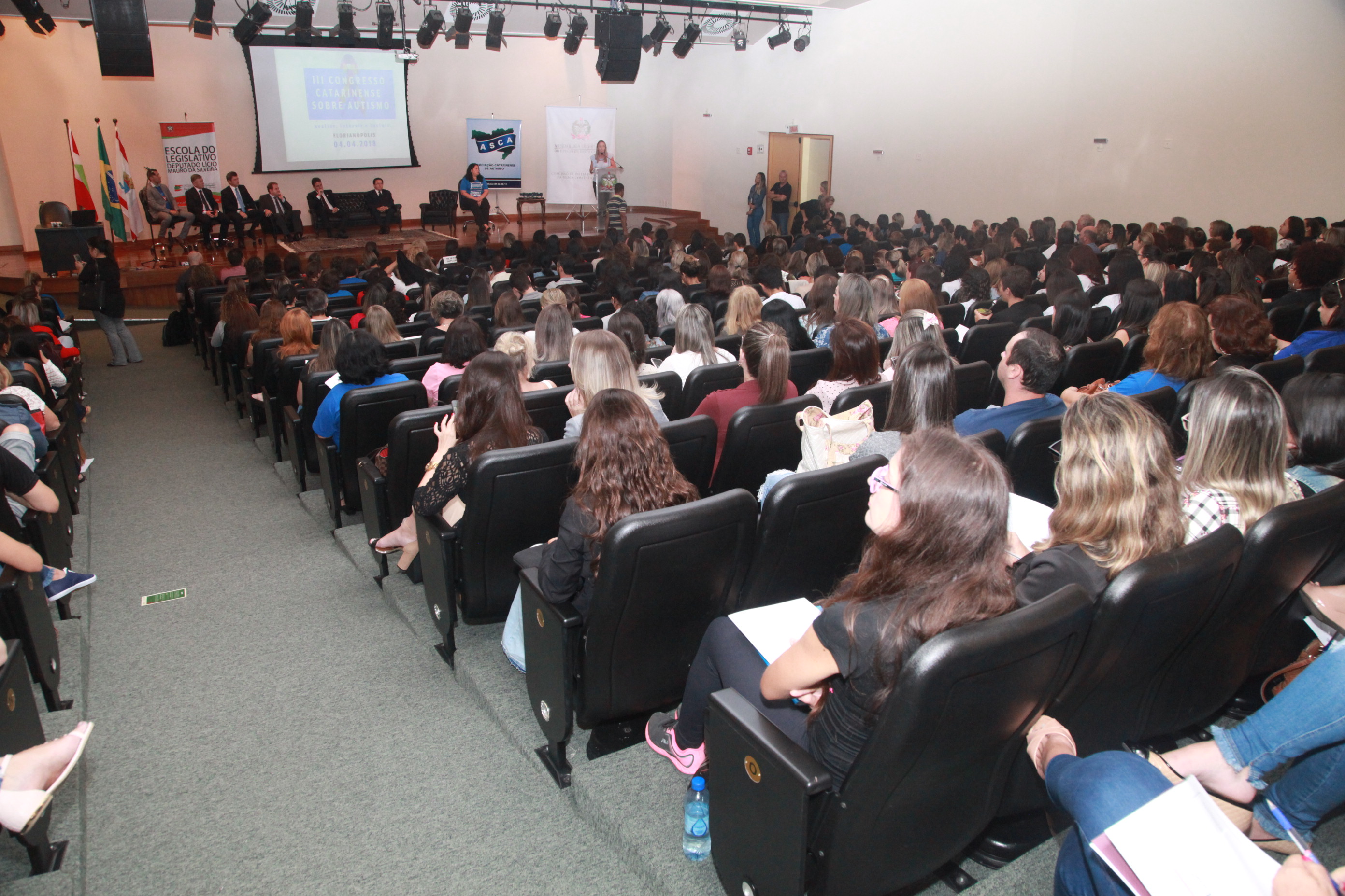 III Congresso Catarinense Sobre Autismo. Foto: Eduardo Guedes / Agência AL