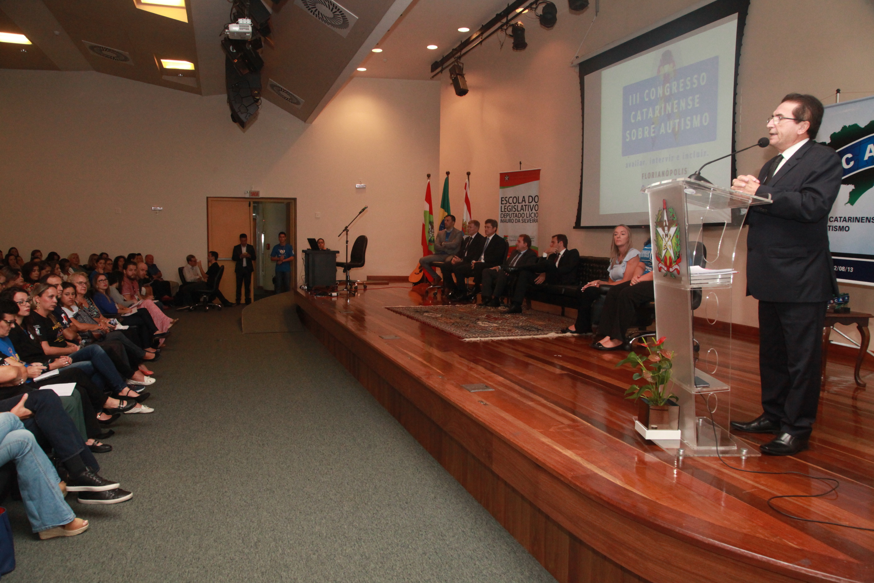 III Congresso Catarinense Sobre Autismo. Foto: Eduardo Guedes / Agência AL