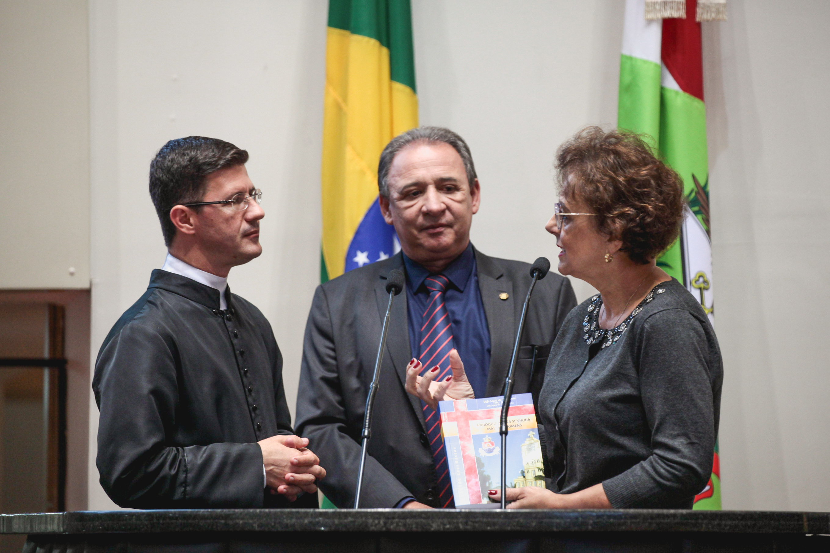 Lançamento da festa araranguaense Nossa Senhora Mãe dos Homens.