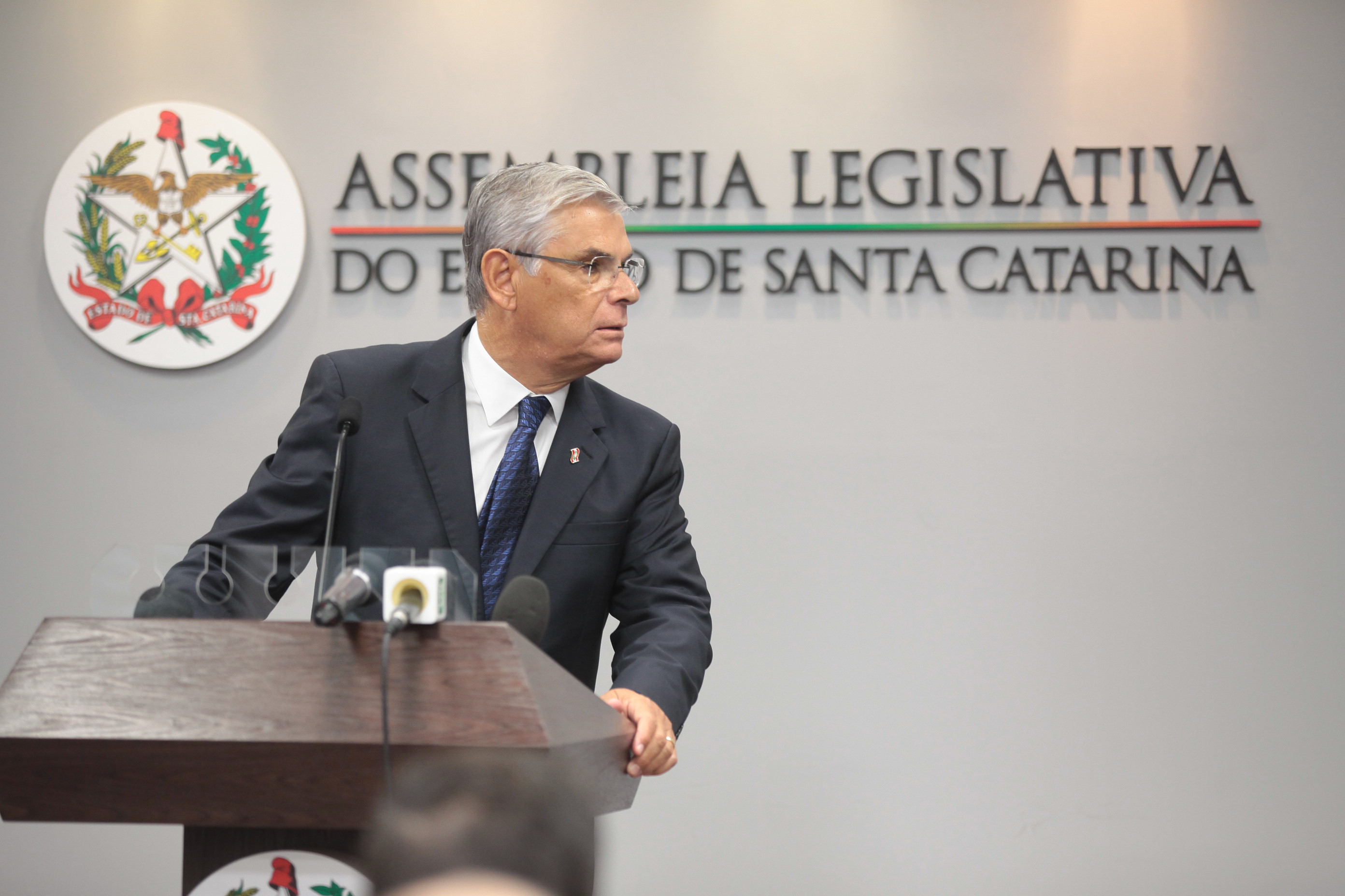 Coletiva do Governador Empossado Eduardo Pinho Moreira