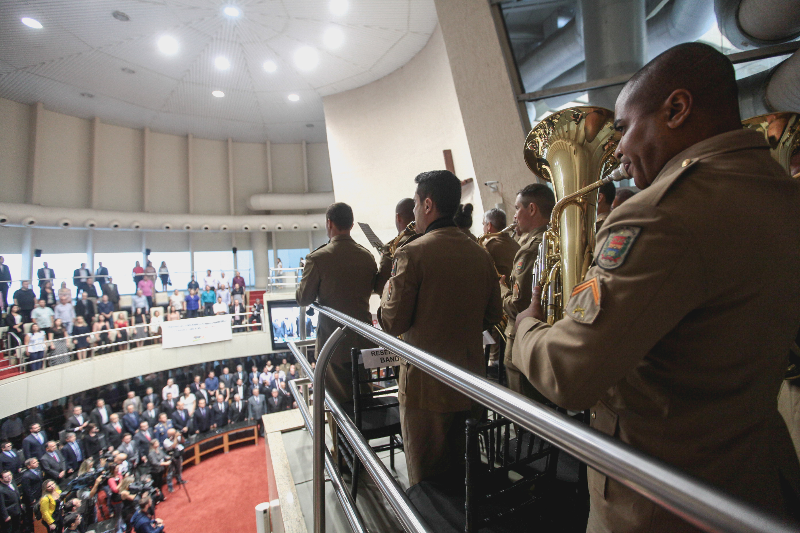 Posse do Governador do Estado Eduardo Pinho Moreira.