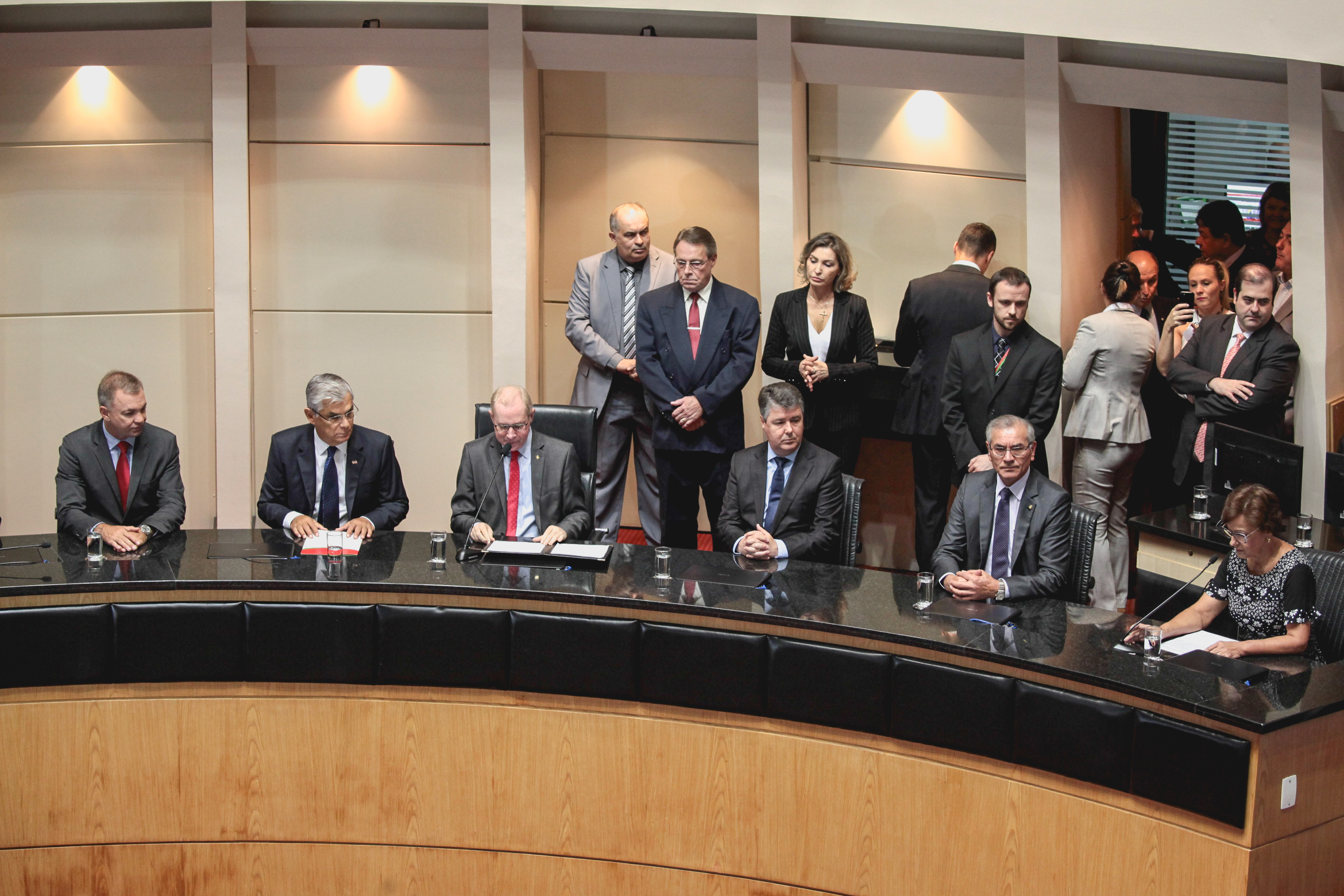 Posse do Governador do Estado Eduardo Pinho Moreira.