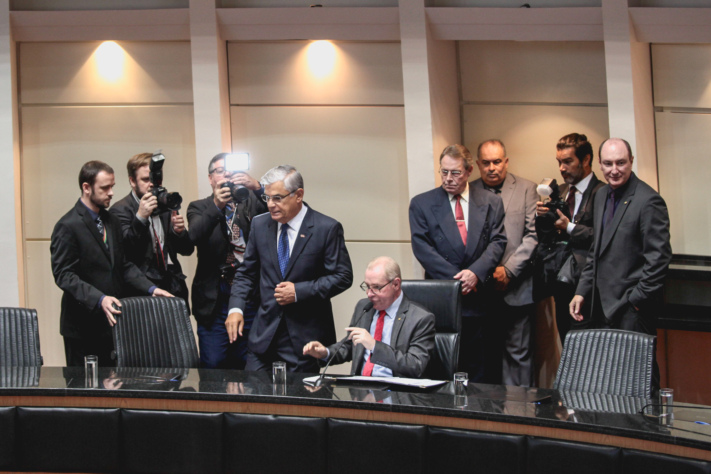 Posse do Governador do Estado Eduardo Pinho Moreira.