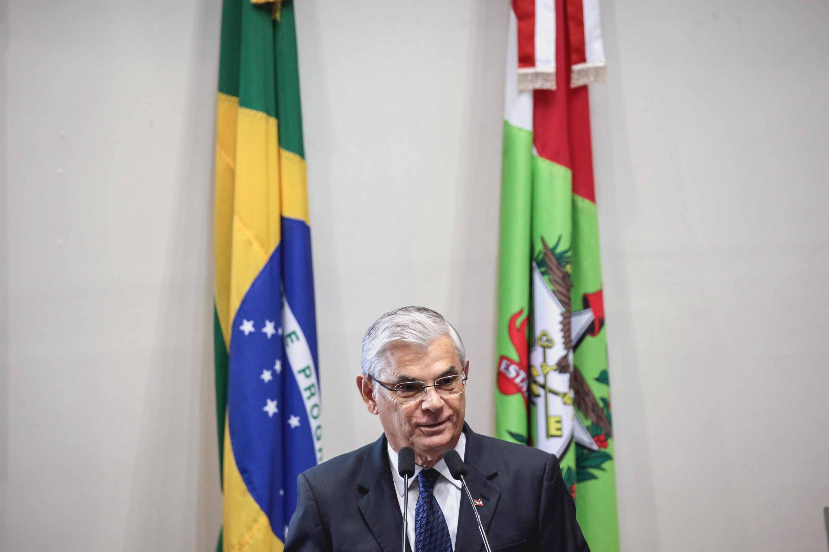 Posse do Governador do Estado Eduardo Pinho Moreira.