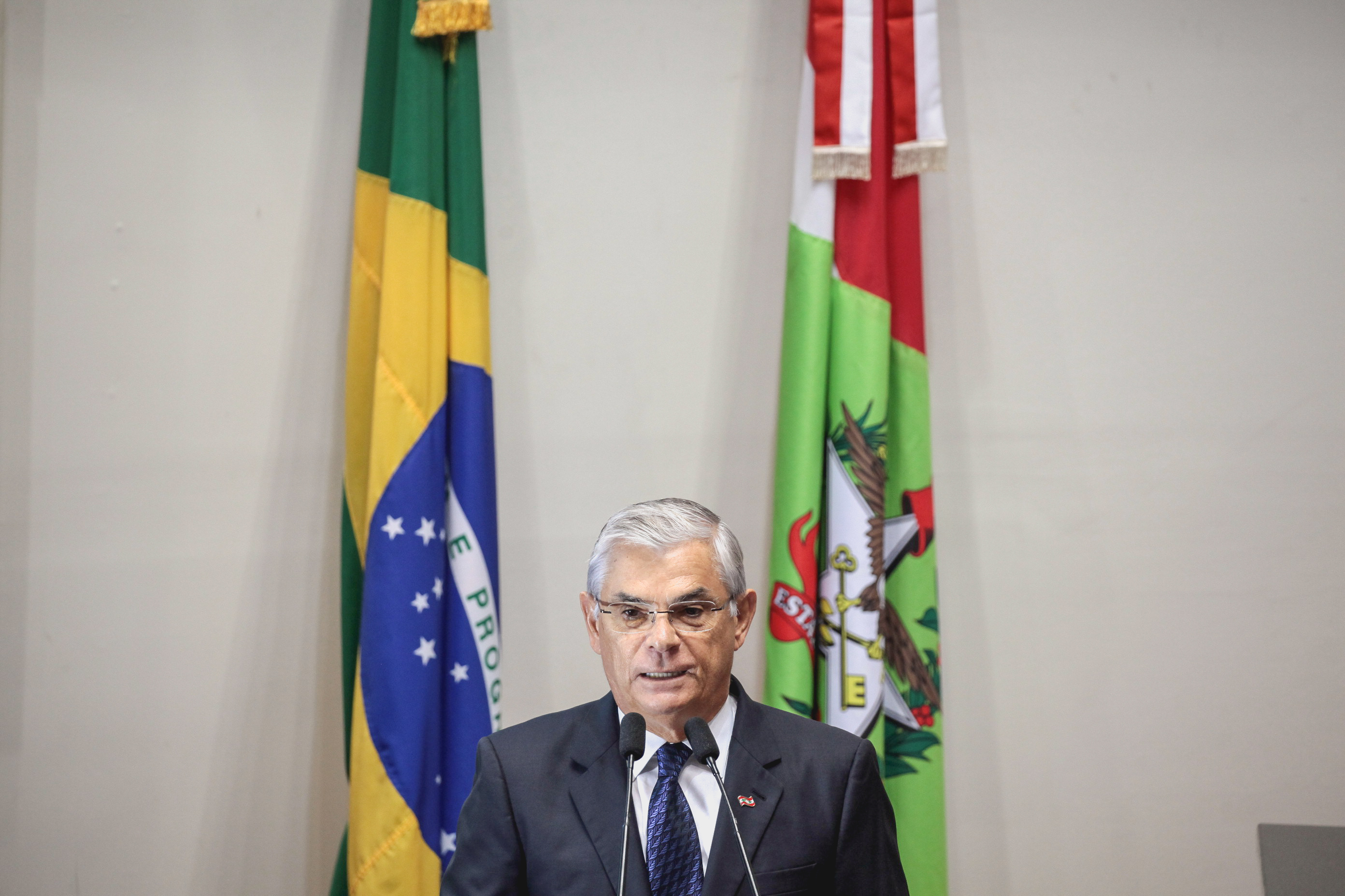 Posse do Governador do Estado Eduardo Pinho Moreira.