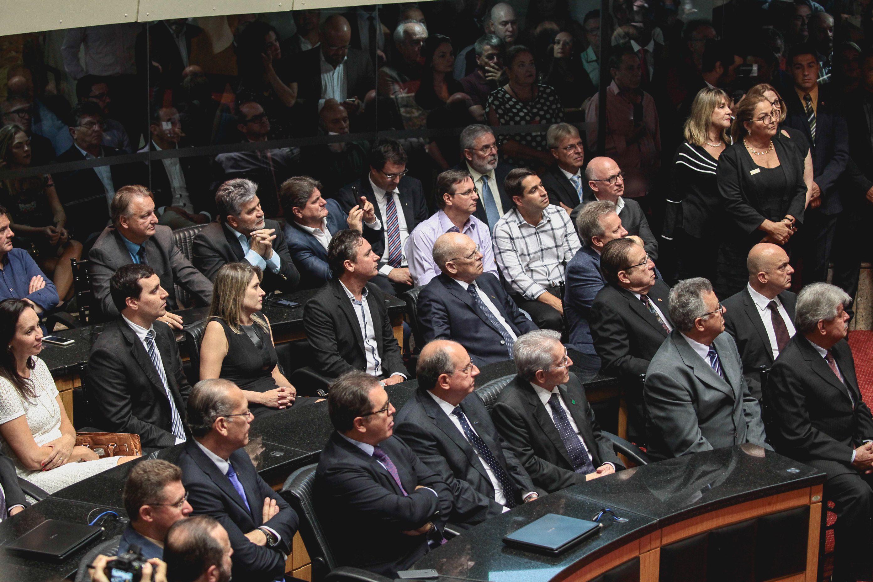 Posse do Governador do Estado Eduardo Pinho Moreira.
