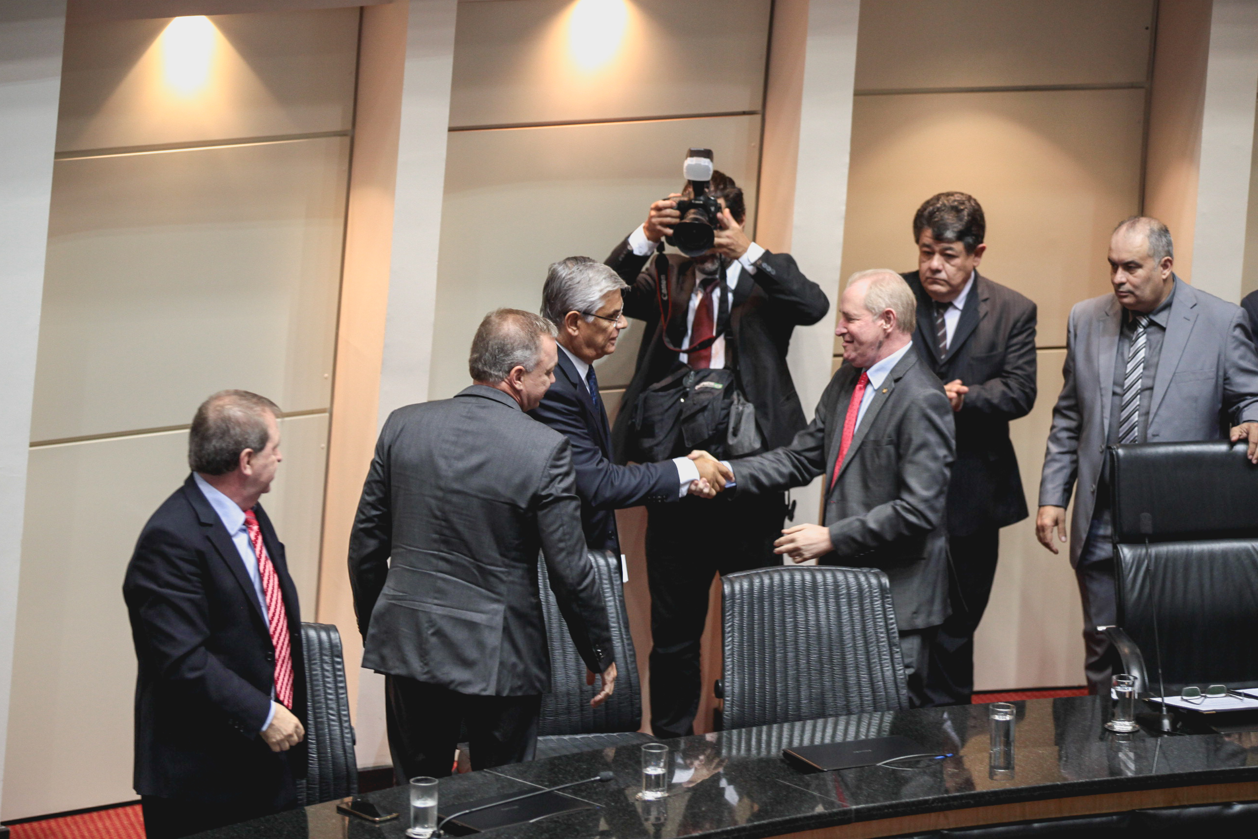 Posse do Governador do Estado Eduardo Pinho Moreira.