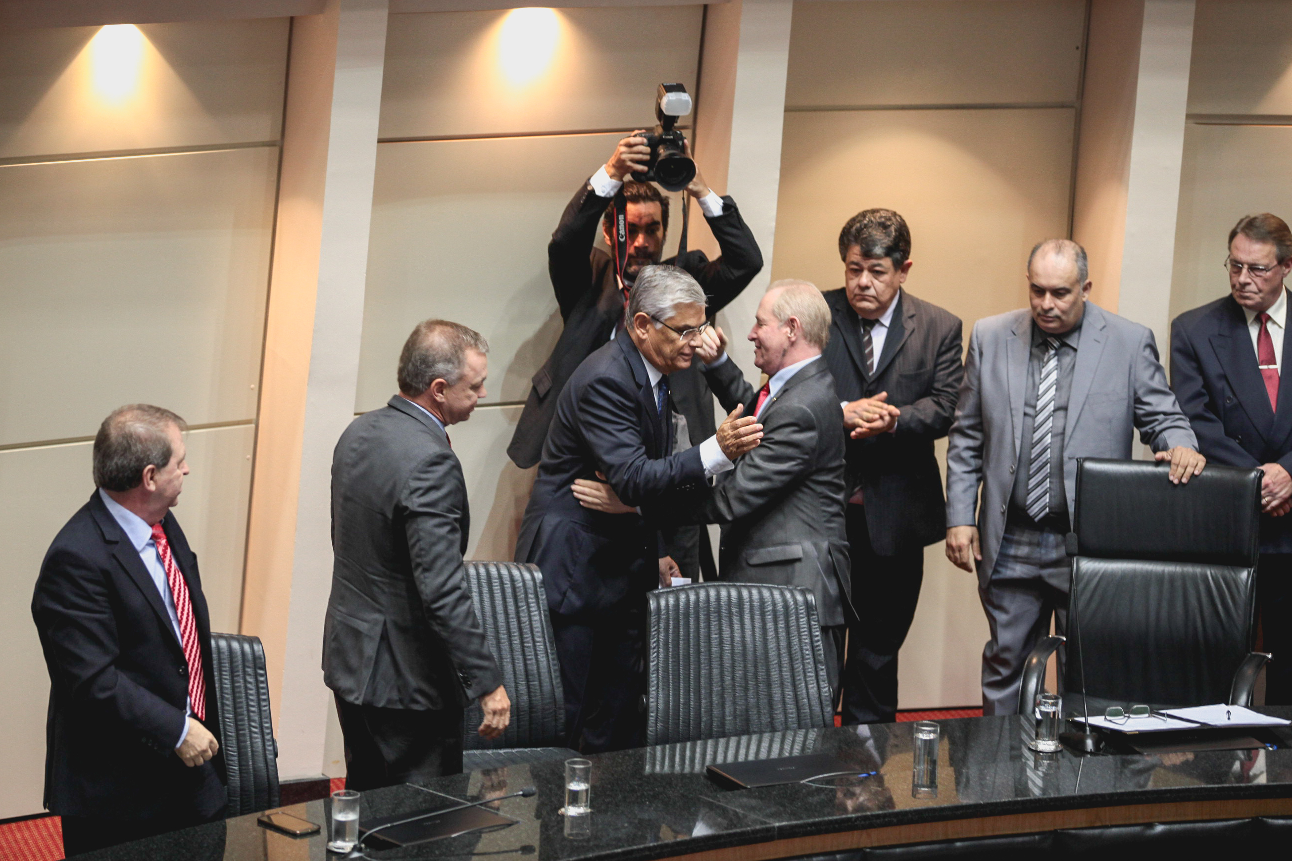 Posse do Governador do Estado Eduardo Pinho Moreira.