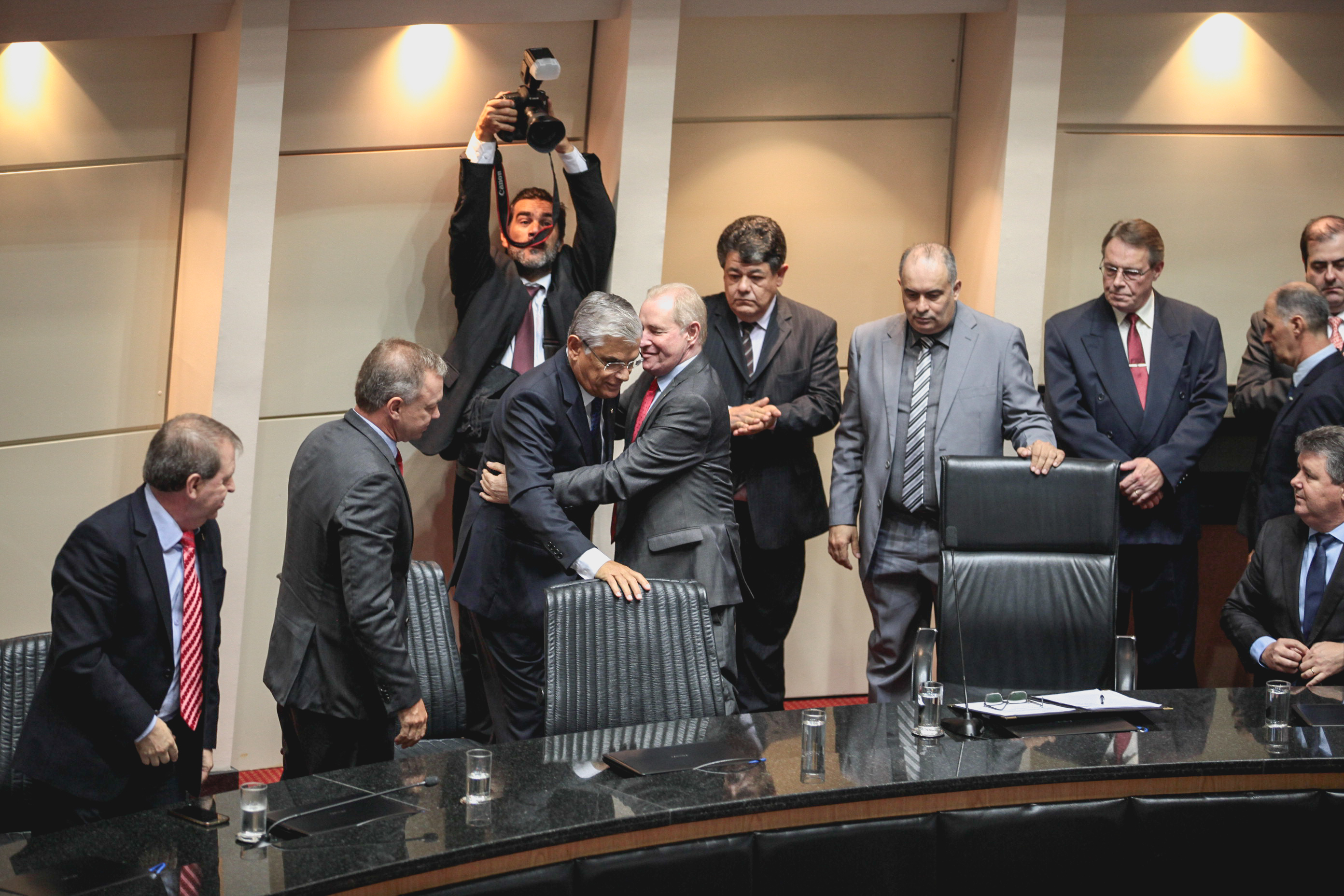 Posse do Governador do Estado Eduardo Pinho Moreira.