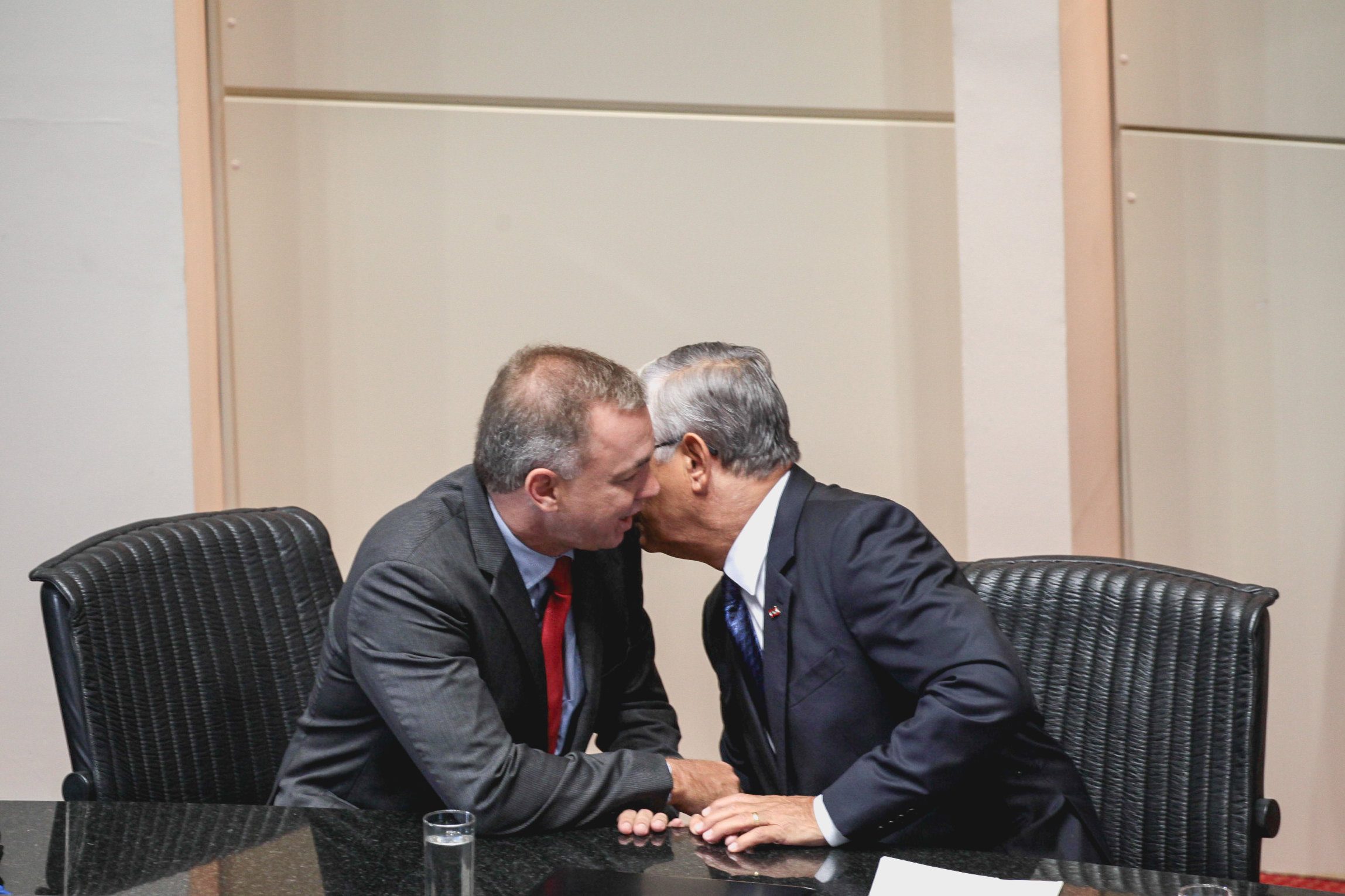 Posse do Governador do Estado Eduardo Pinho Moreira.
