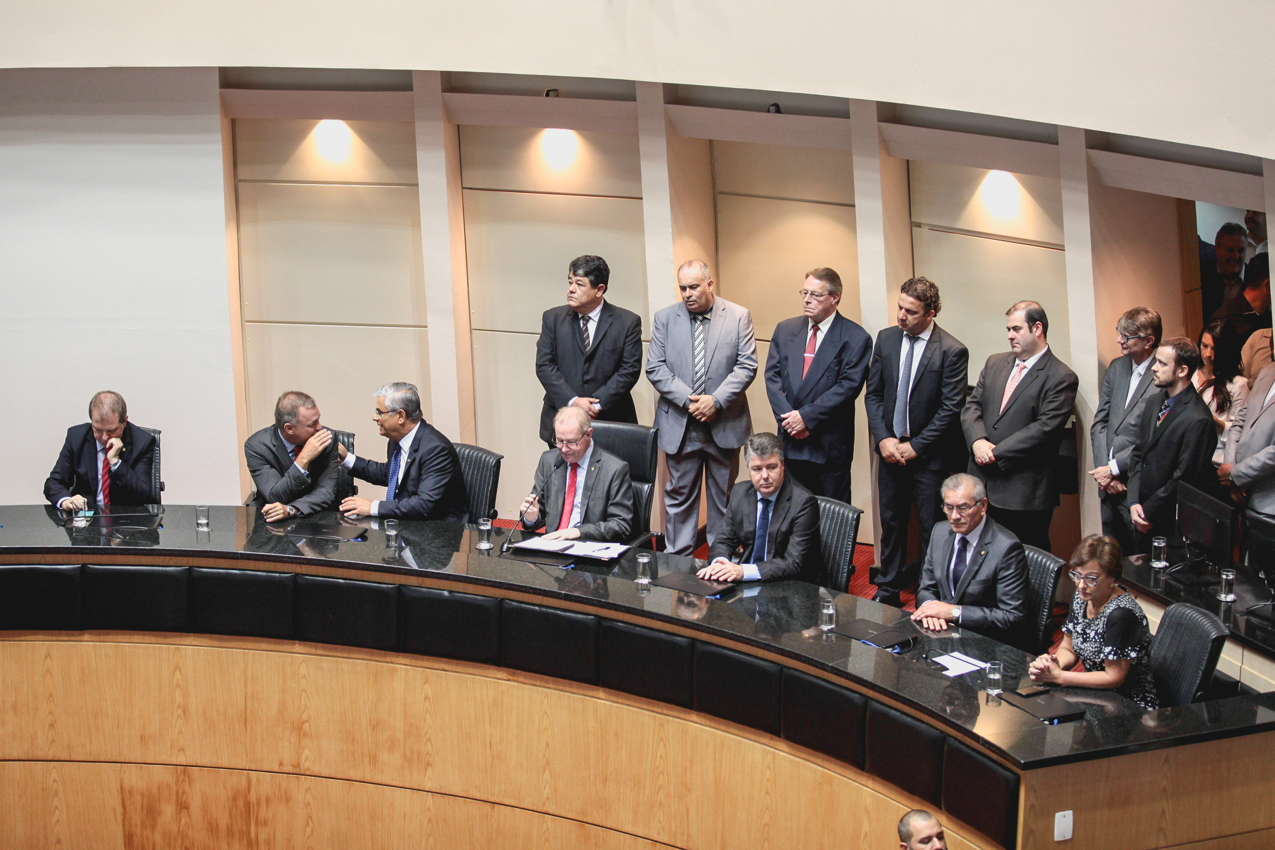 Posse do Governador do Estado Eduardo Pinho Moreira.