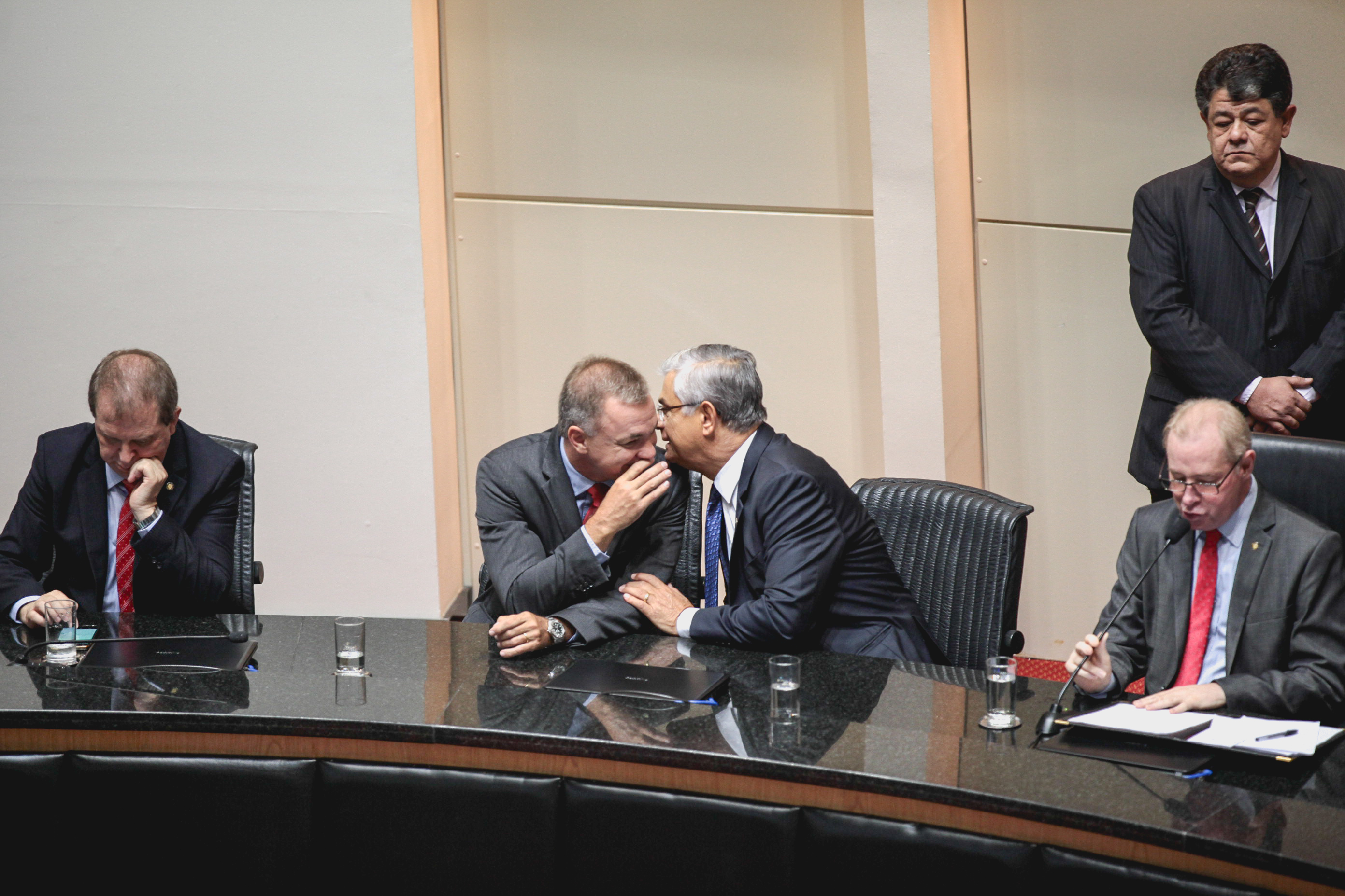 Posse do Governador do Estado Eduardo Pinho Moreira.