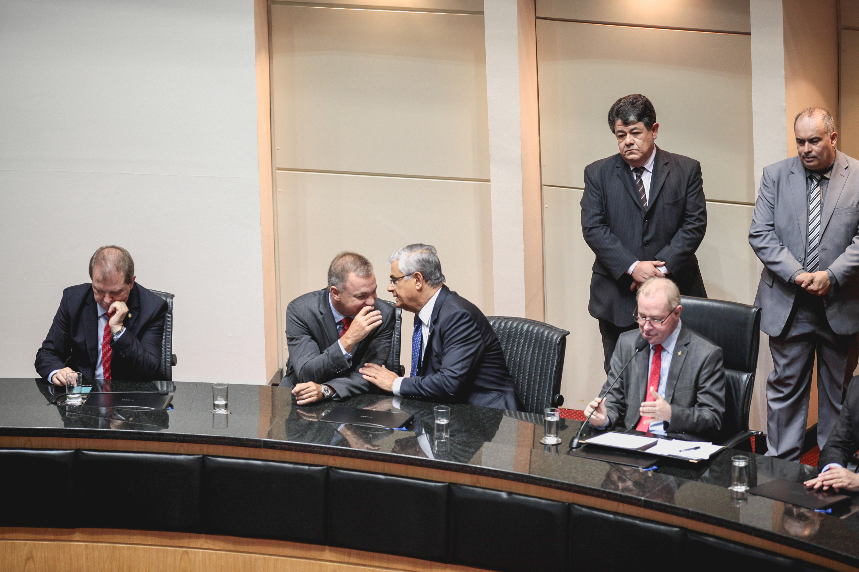 Posse do Governador do Estado Eduardo Pinho Moreira.