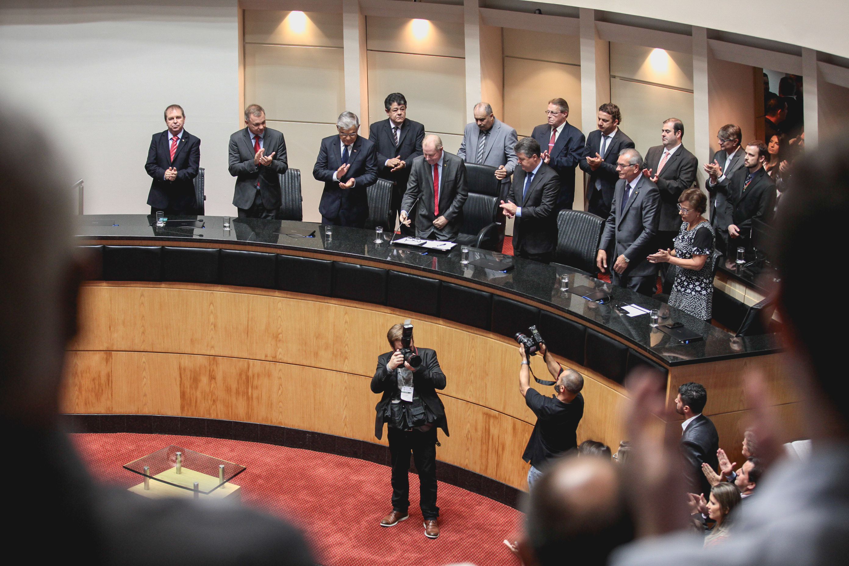 Posse do Governador do Estado Eduardo Pinho Moreira.