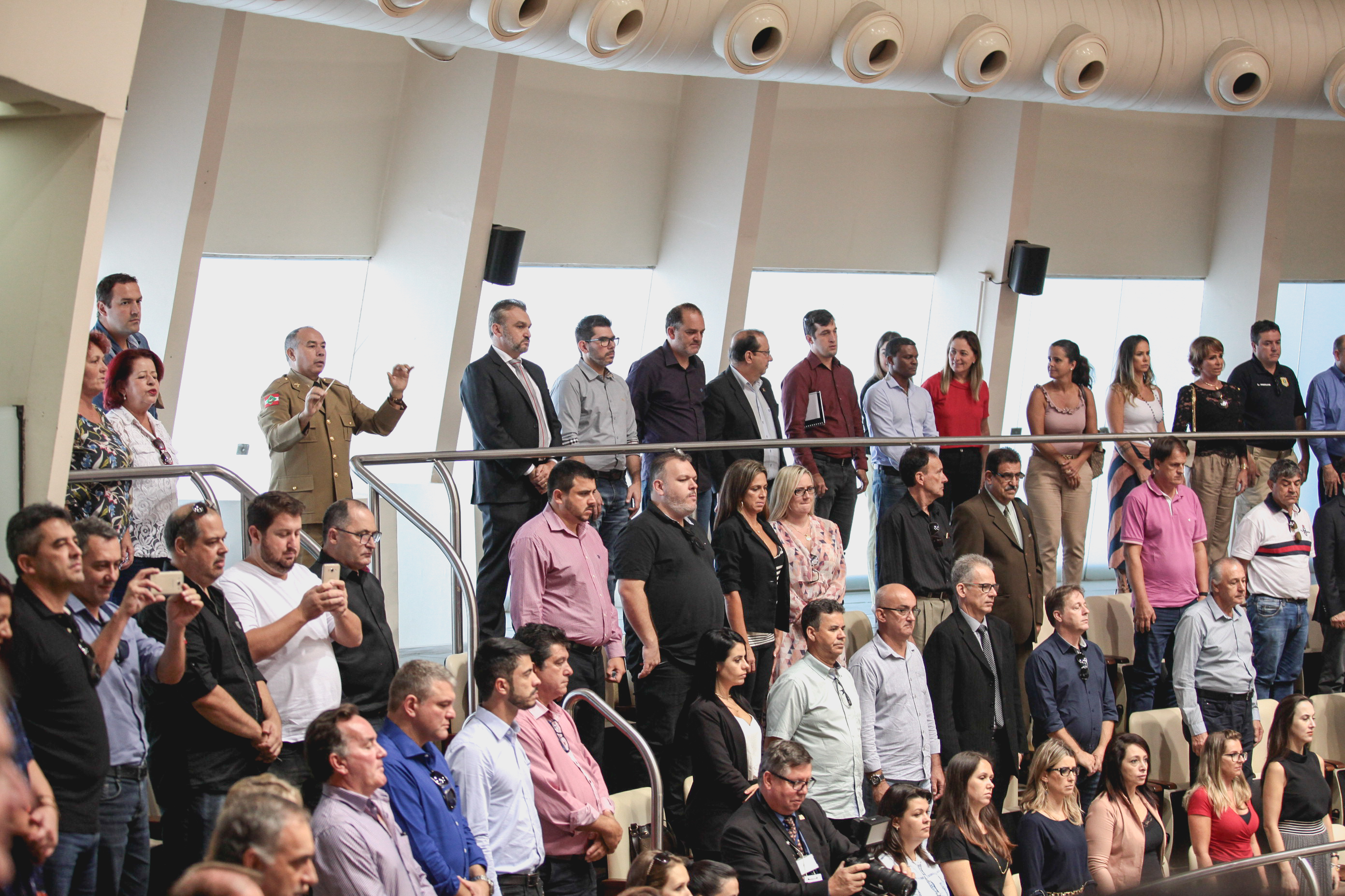 Posse do Governador do Estado Eduardo Pinho Moreira.