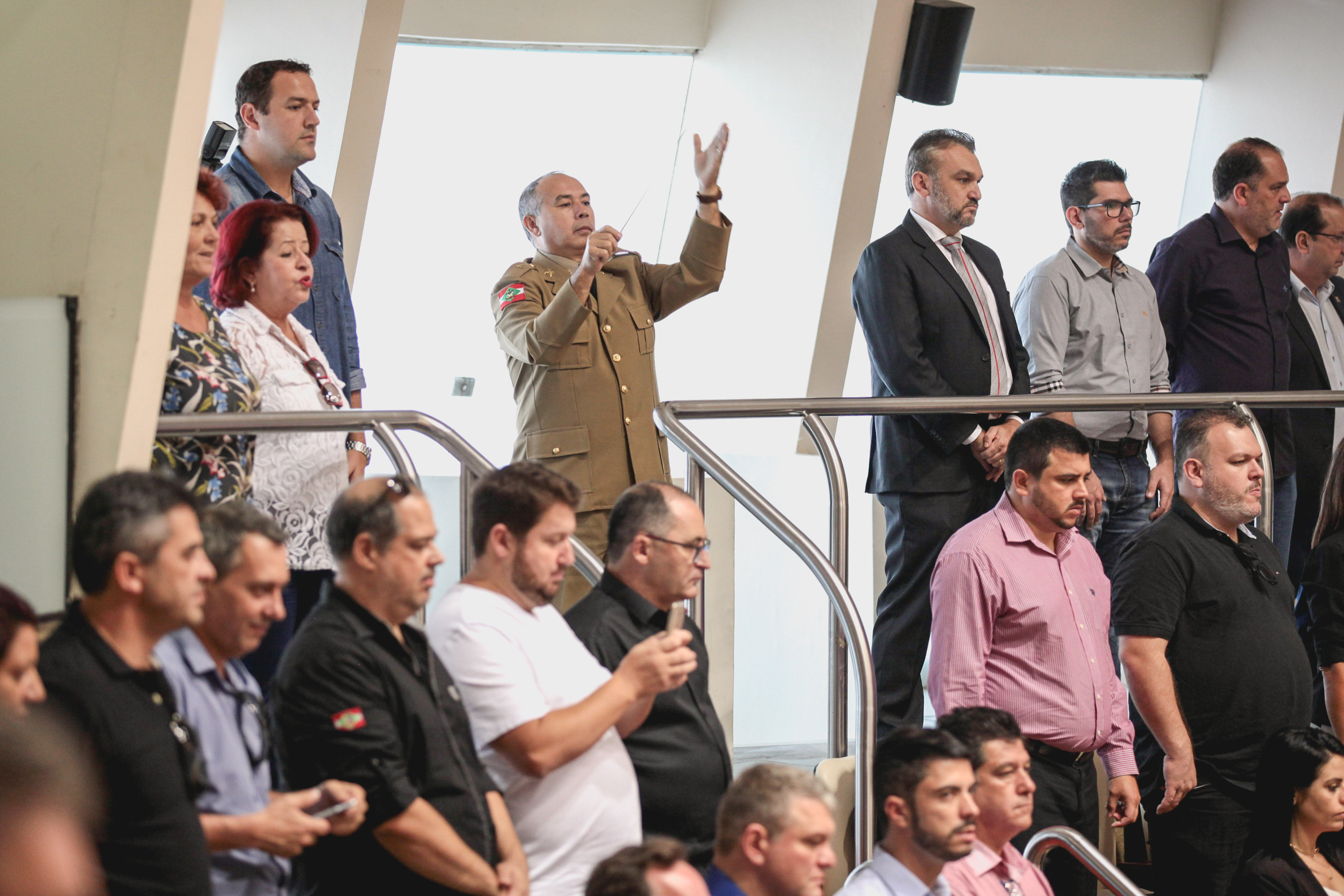 Posse do Governador do Estado Eduardo Pinho Moreira.
