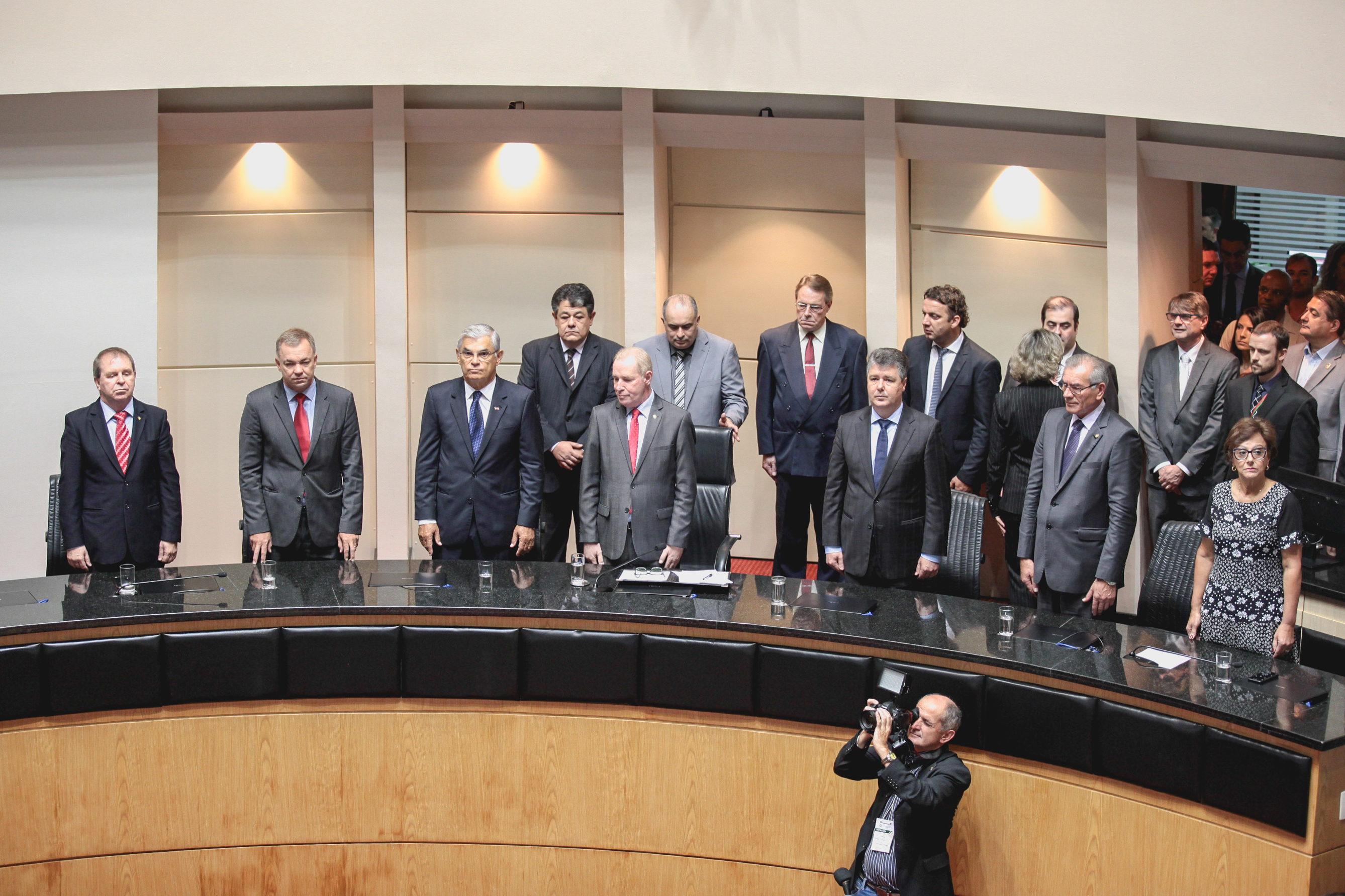 Posse do Governador do Estado Eduardo Pinho Moreira.
