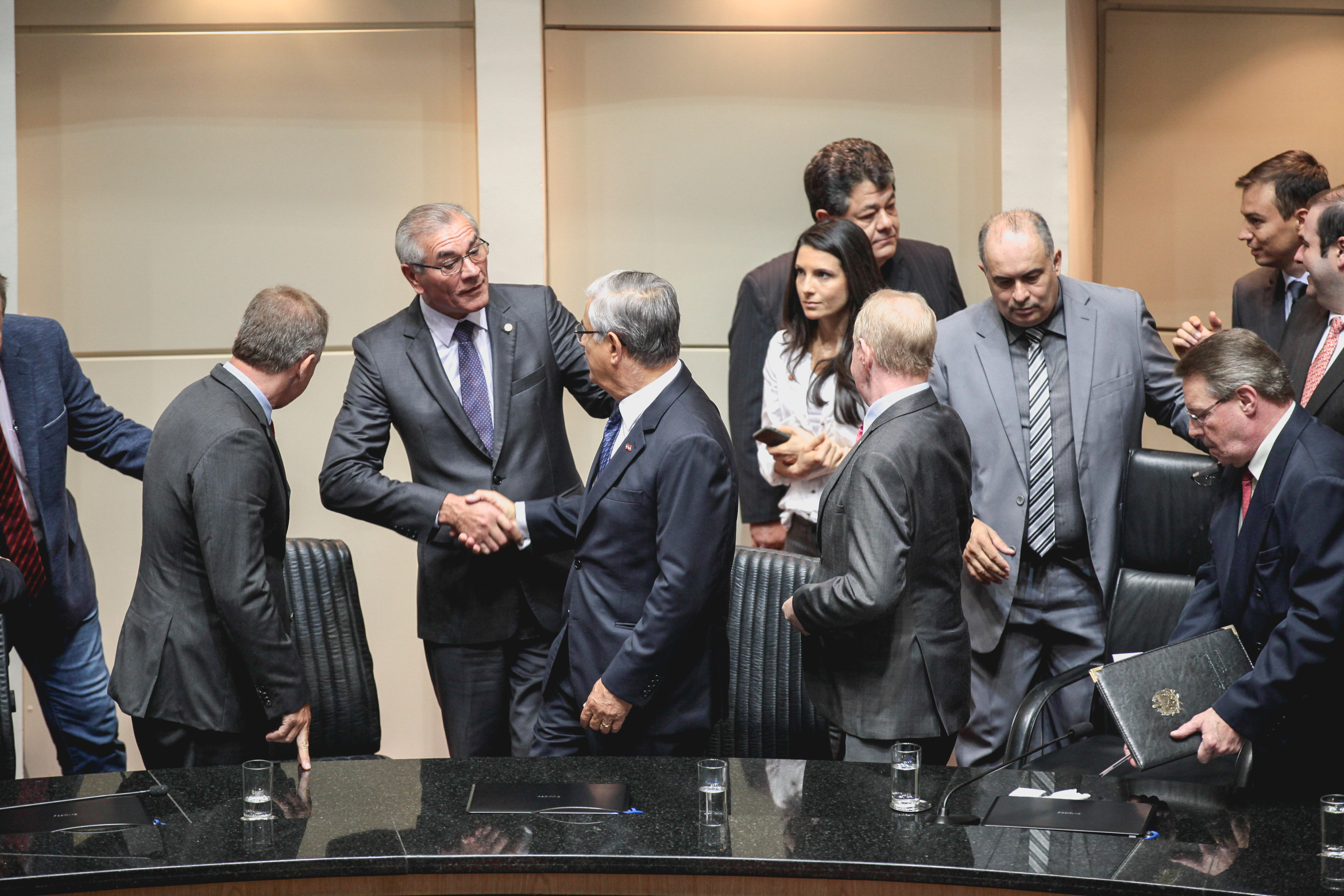 Posse do Governador do Estado Eduardo Pinho Moreira.