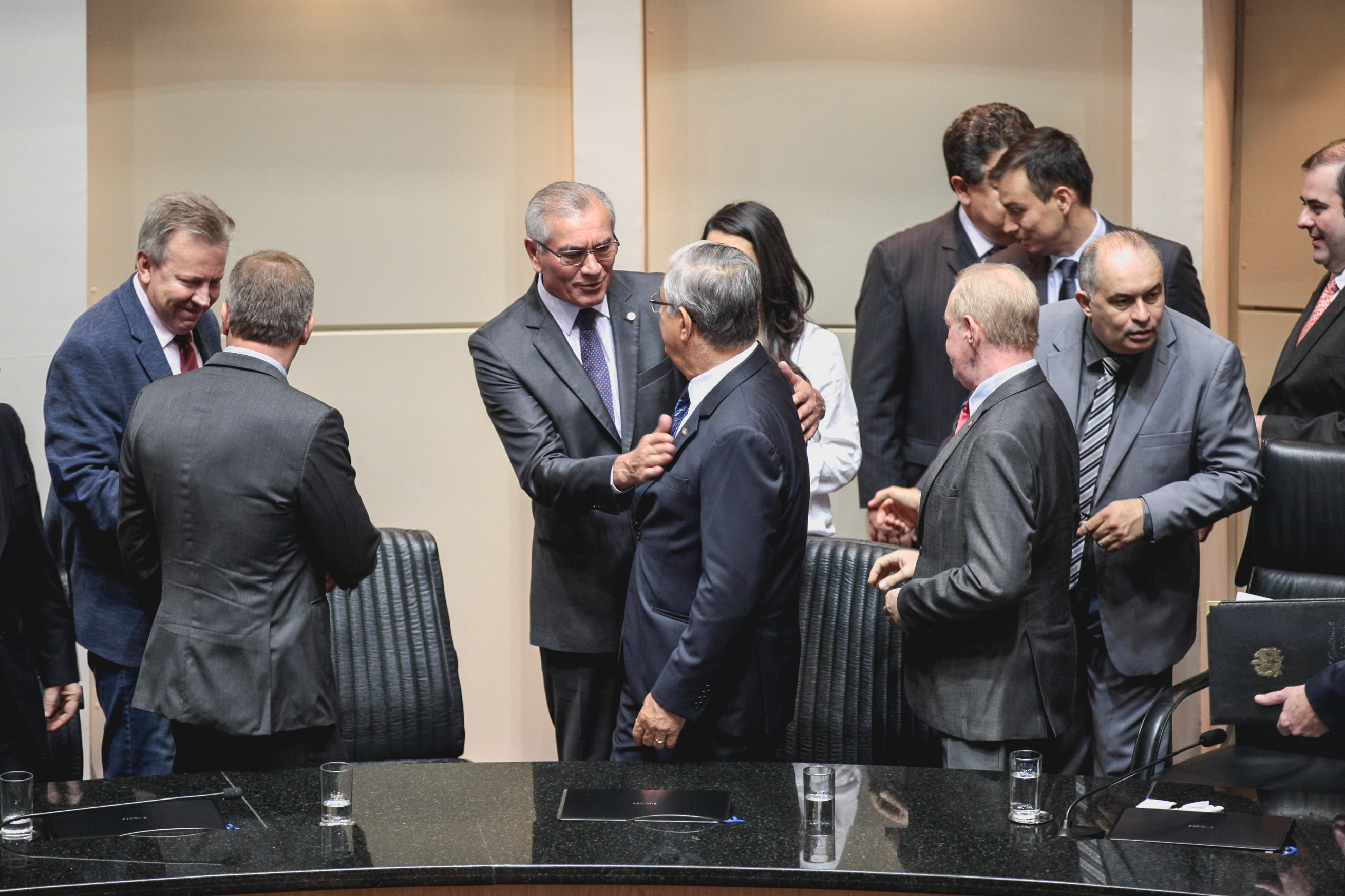 Posse do Governador do Estado Eduardo Pinho Moreira.
