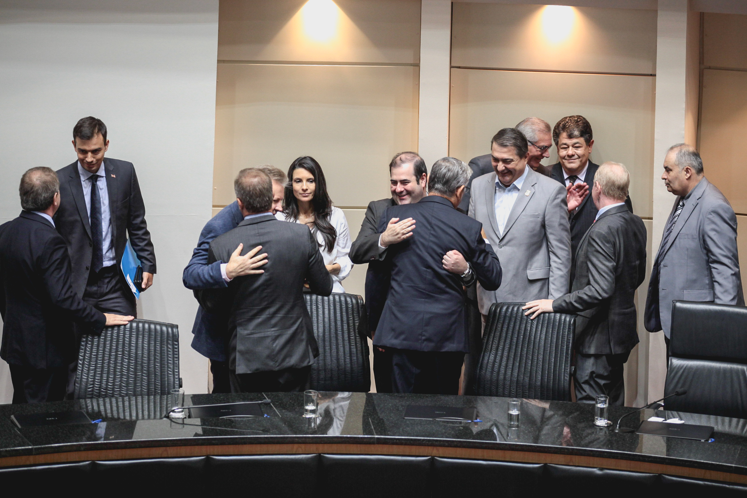 Posse do Governador do Estado Eduardo Pinho Moreira.