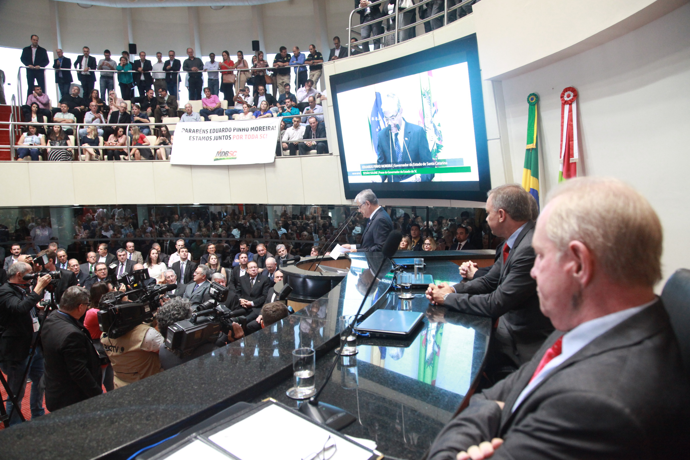 Posse do Governador Eduardo Pinho Moreira. Eduardo Guedes / Agência AL