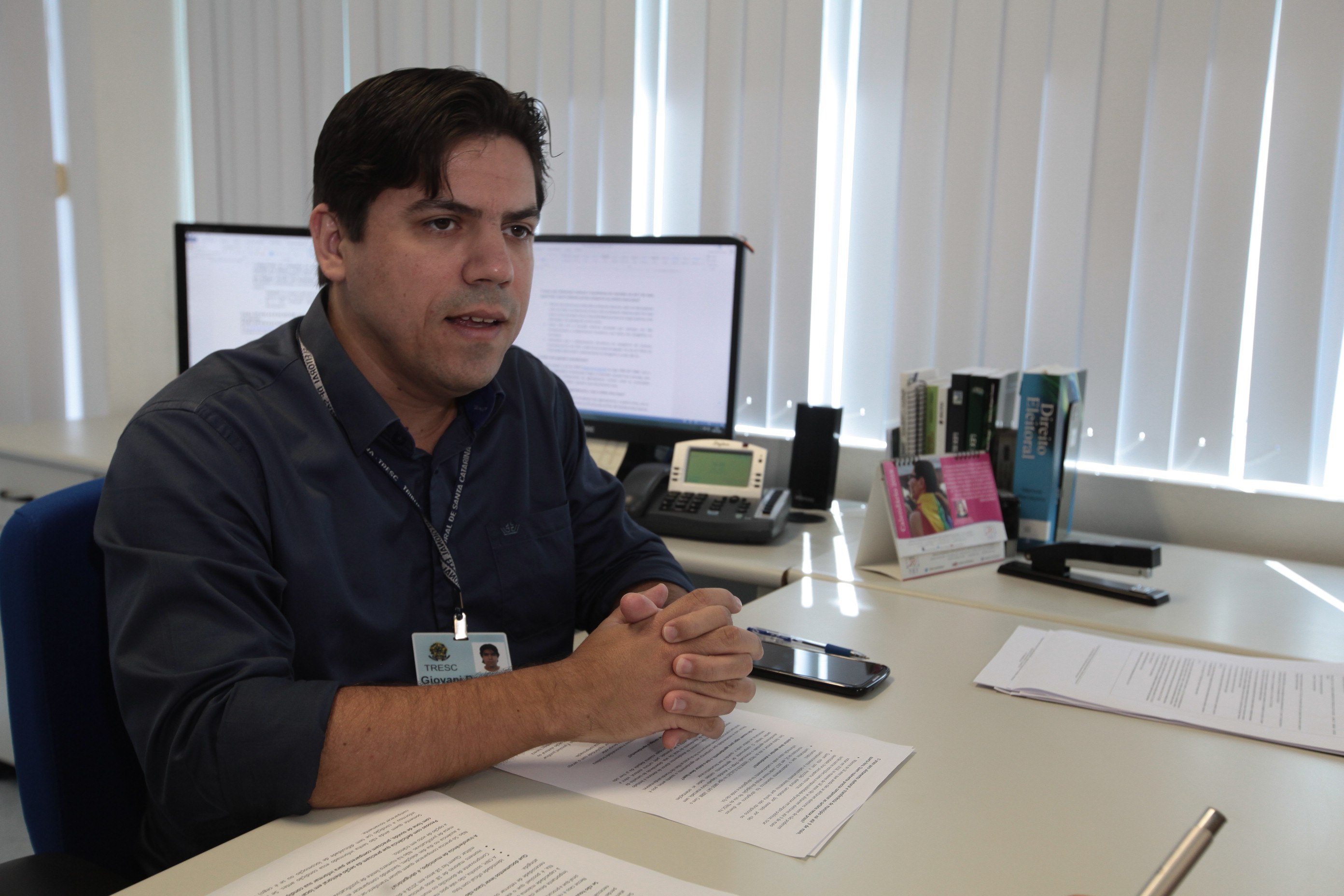 Giovani Pacheco. Tribunal Regional Eleitoral.
