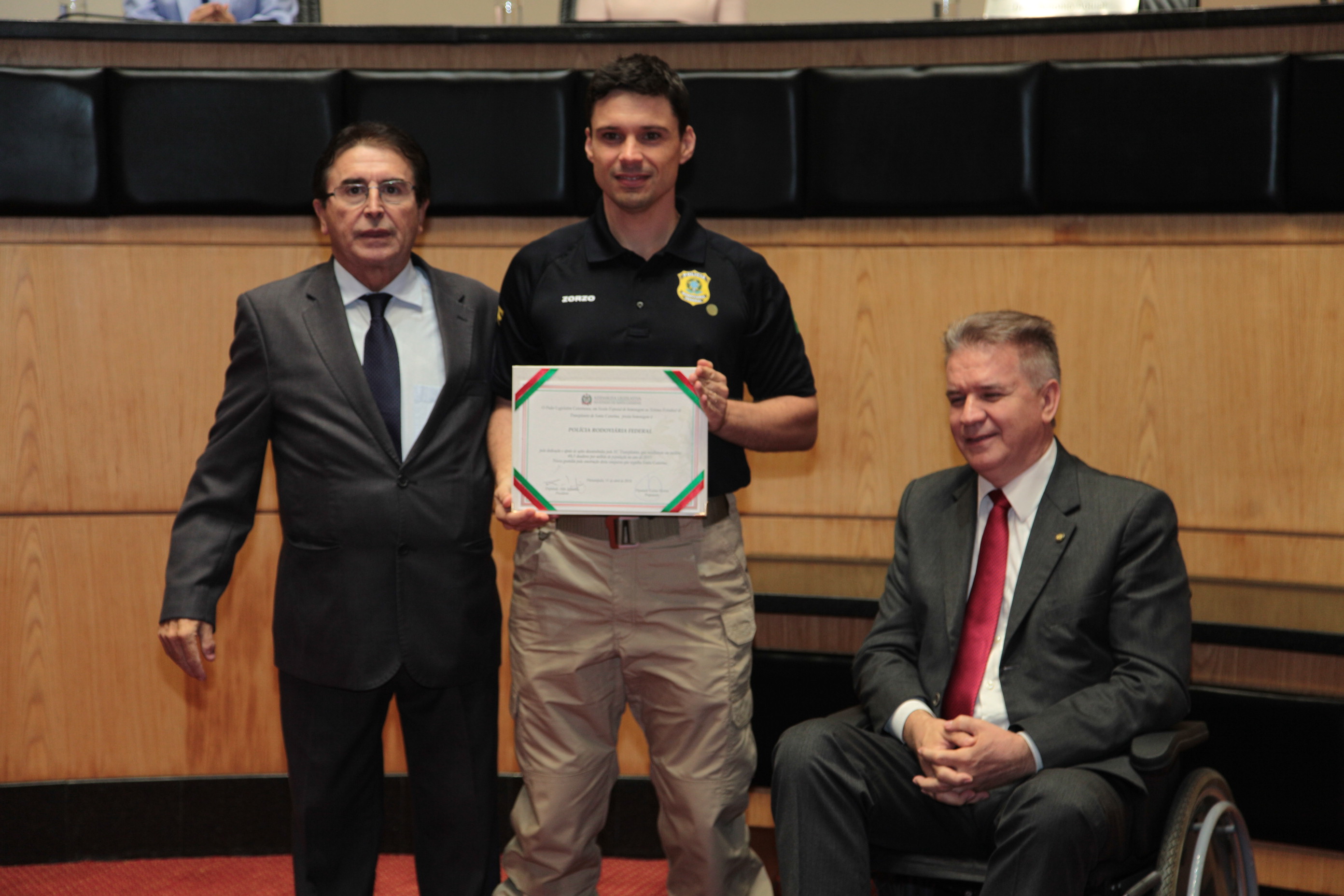 Homenagem ao Sistema Estadual de Transplantes de Santa Catarina