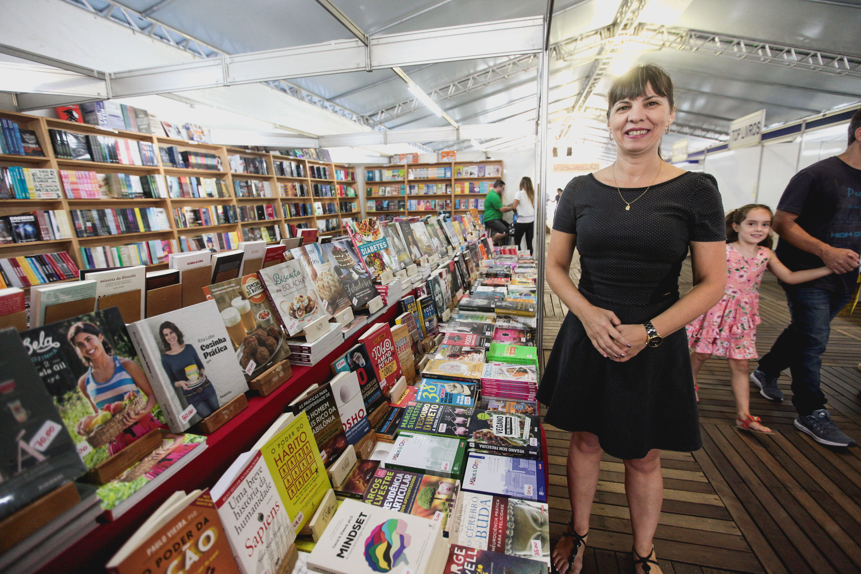 Irene Rios, presidente da Câmara Catarinense do Livro. 11ª Feira Catarinense do Livro.