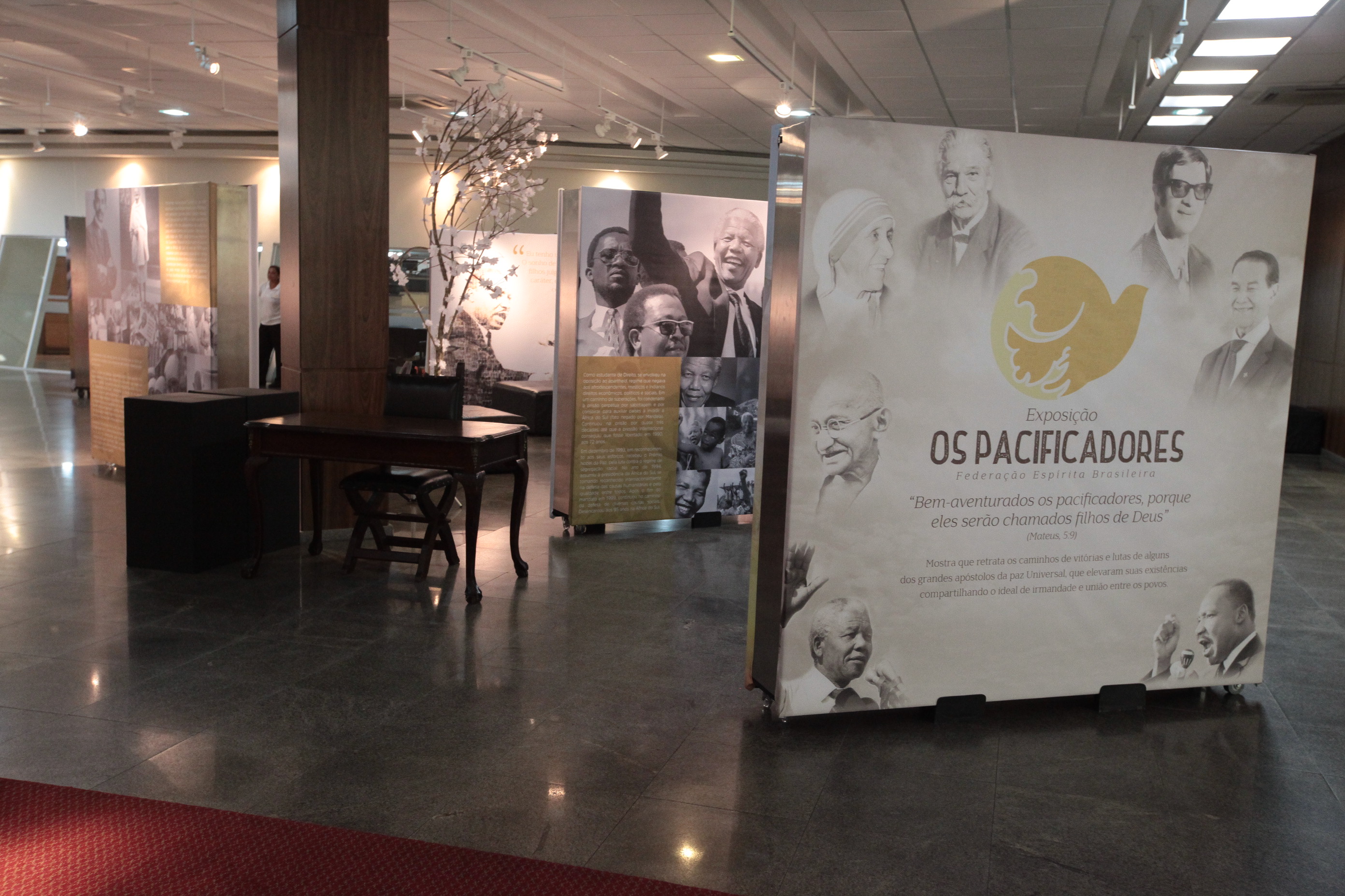 Exposição Os Pacificadores