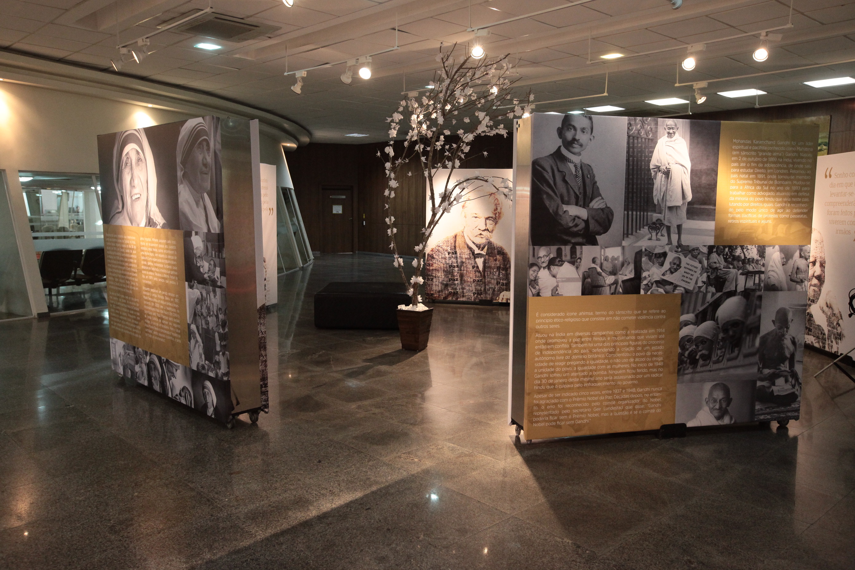 Exposição Os Pacificadores