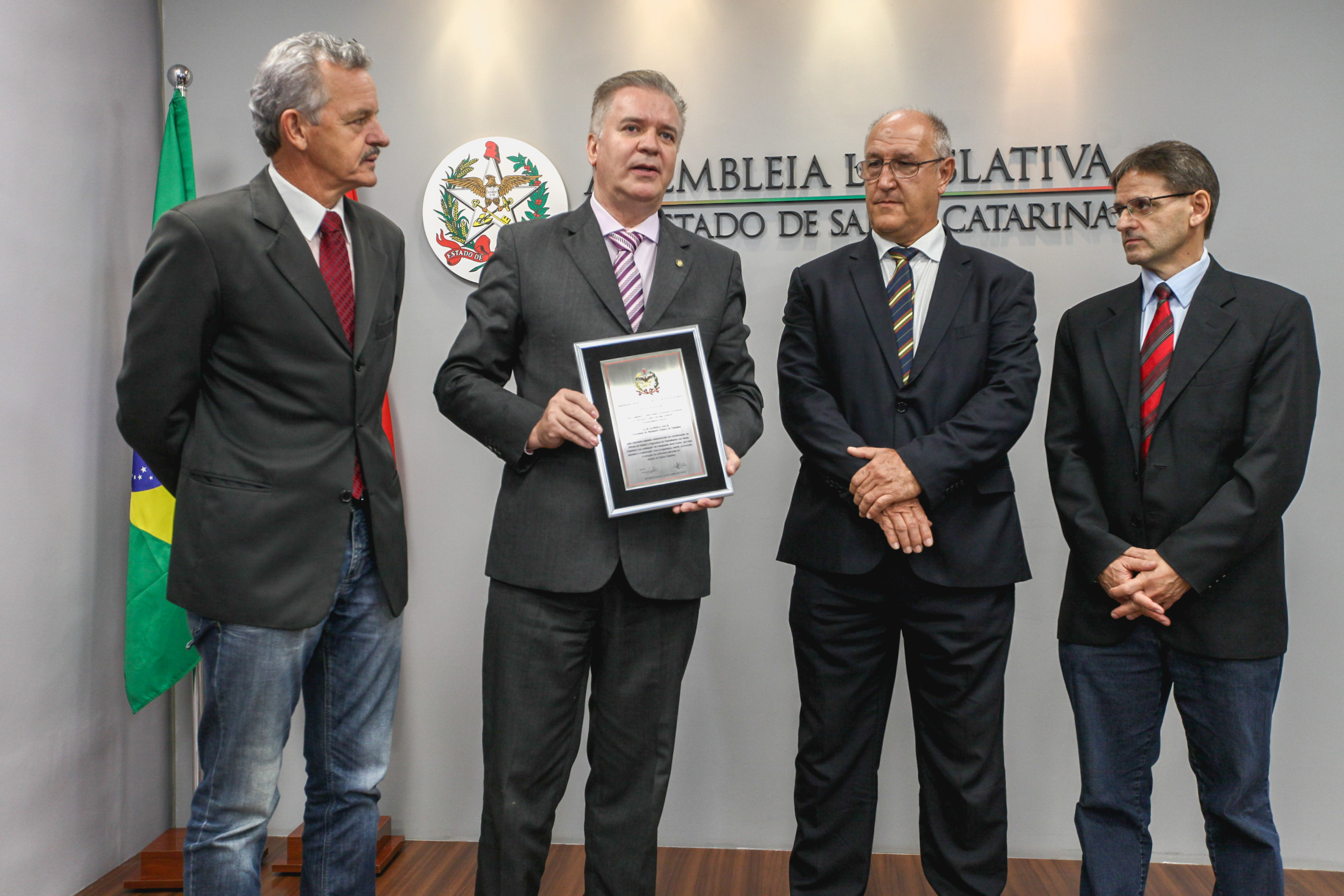 Moção de Aplauso para Acir Alfredo Hack.