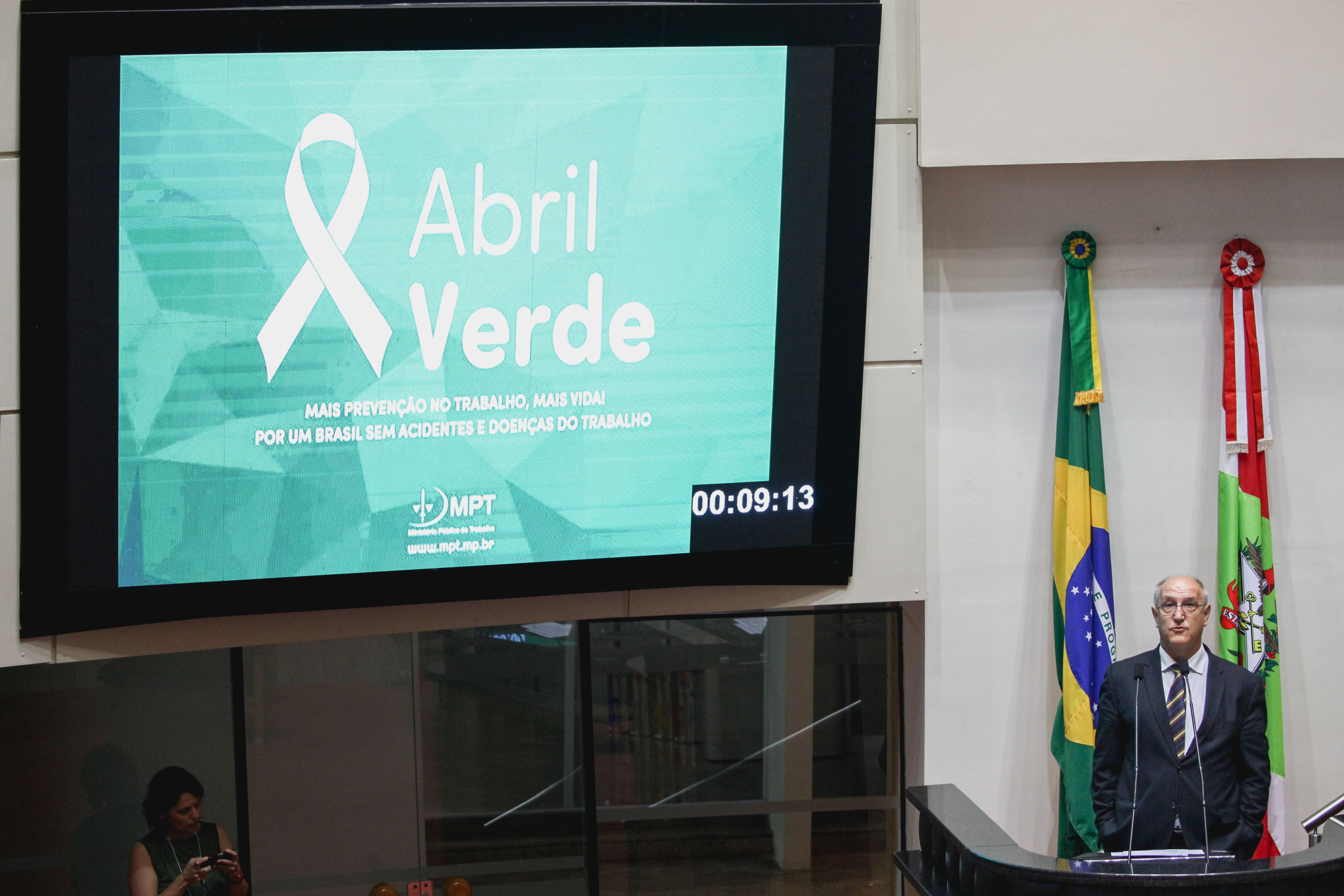 Acir Alfredo Hack, Procurador-Chefe do Ministério Público do Trabalho. Sessão Ordinária.