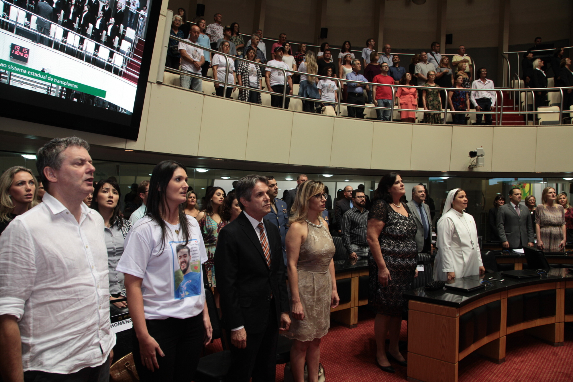 Sistema Estadual de Transplantes recebe homenagem da Alesc