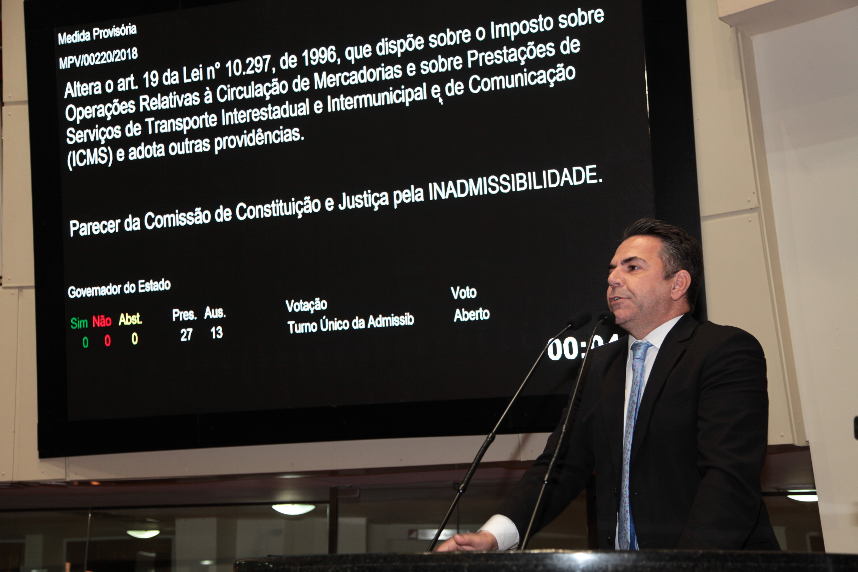 Sessão Ordinária - tarde. Foto: Solon Soares / Agência AL - Deputado Luiz Fernando Vampiro  (PMDB)