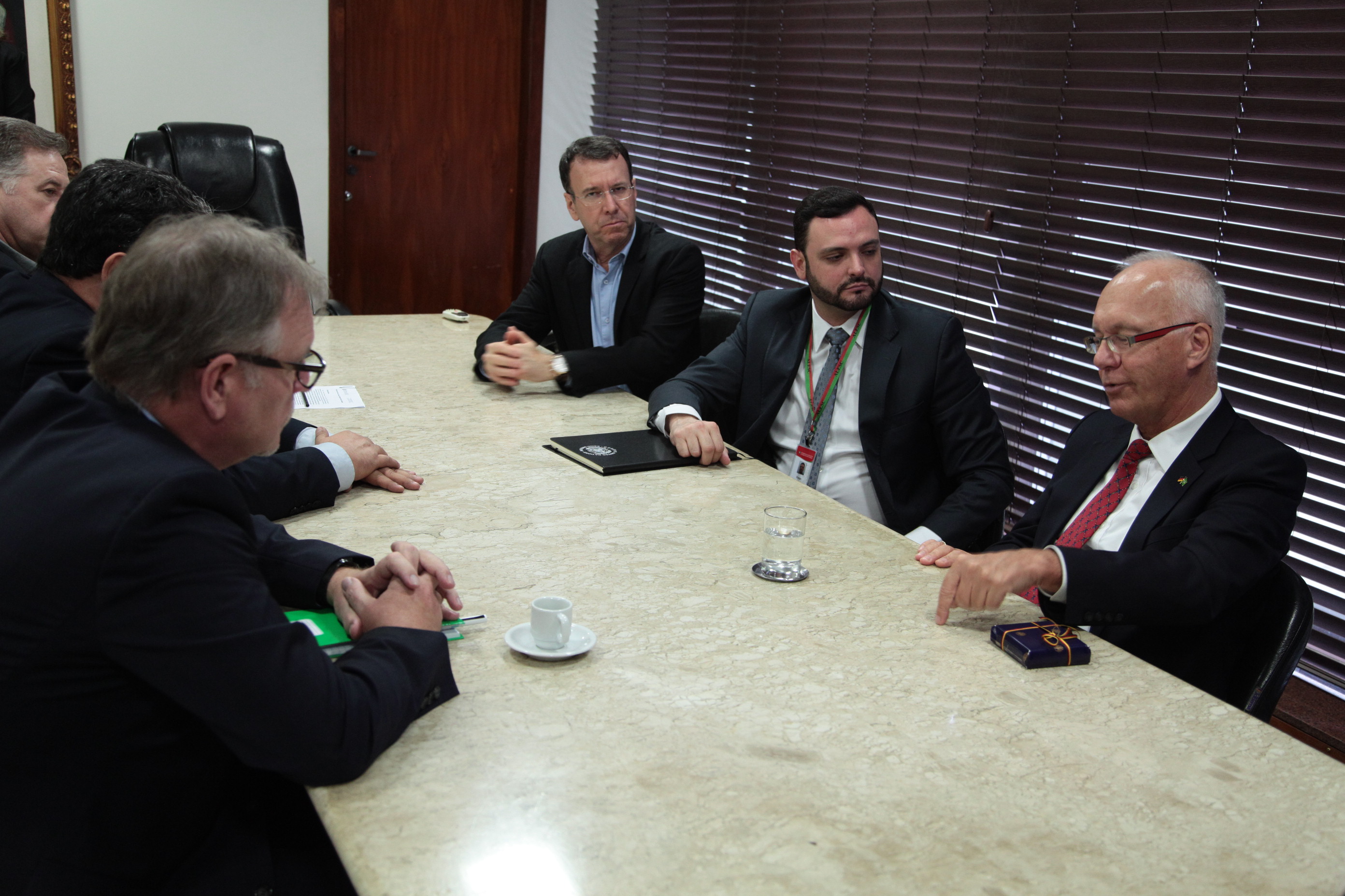 Visita do Embaixador da Alemanha, George Wistschel
