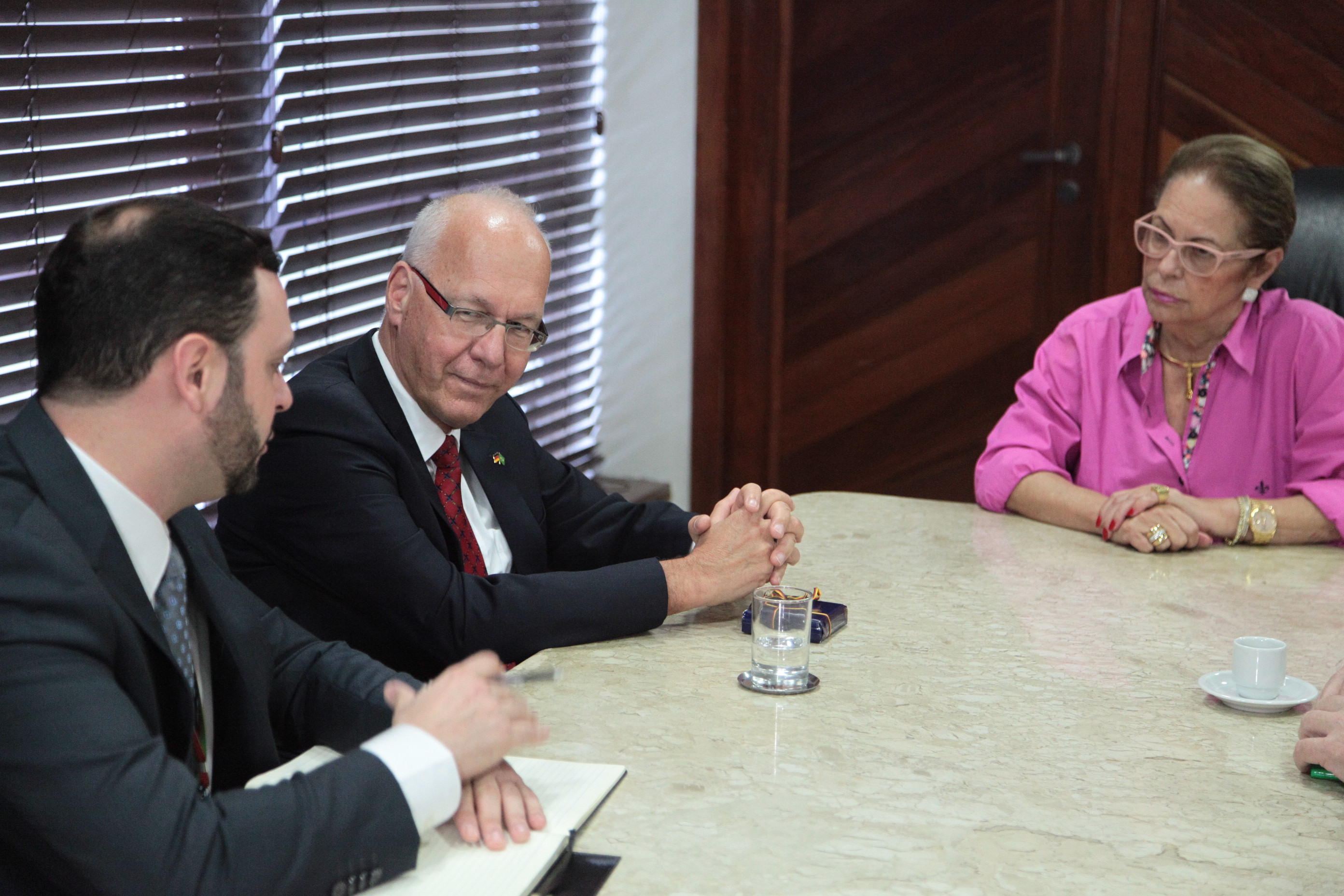 Visita do Embaixador da Alemanha, George Wistschel