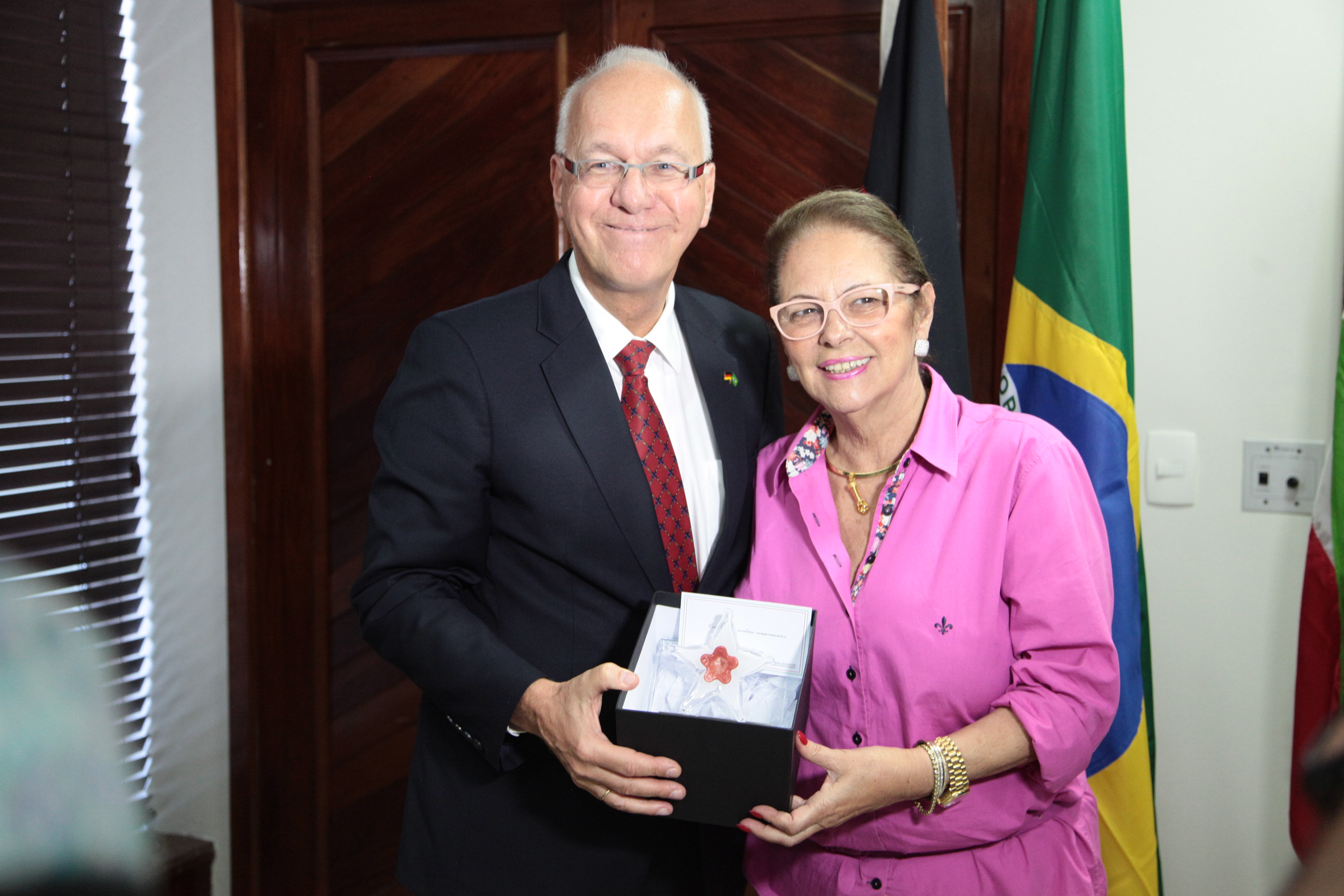 Visita do Embaixador da Alemanha, George Wistschel