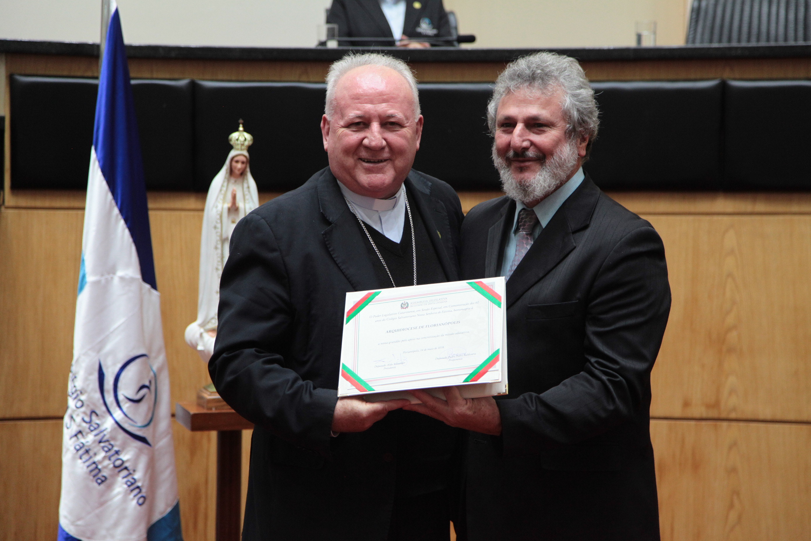 Comemoração dos 60 anos do Colégio Salvatoriano Nossa Senhora de Fátima.
