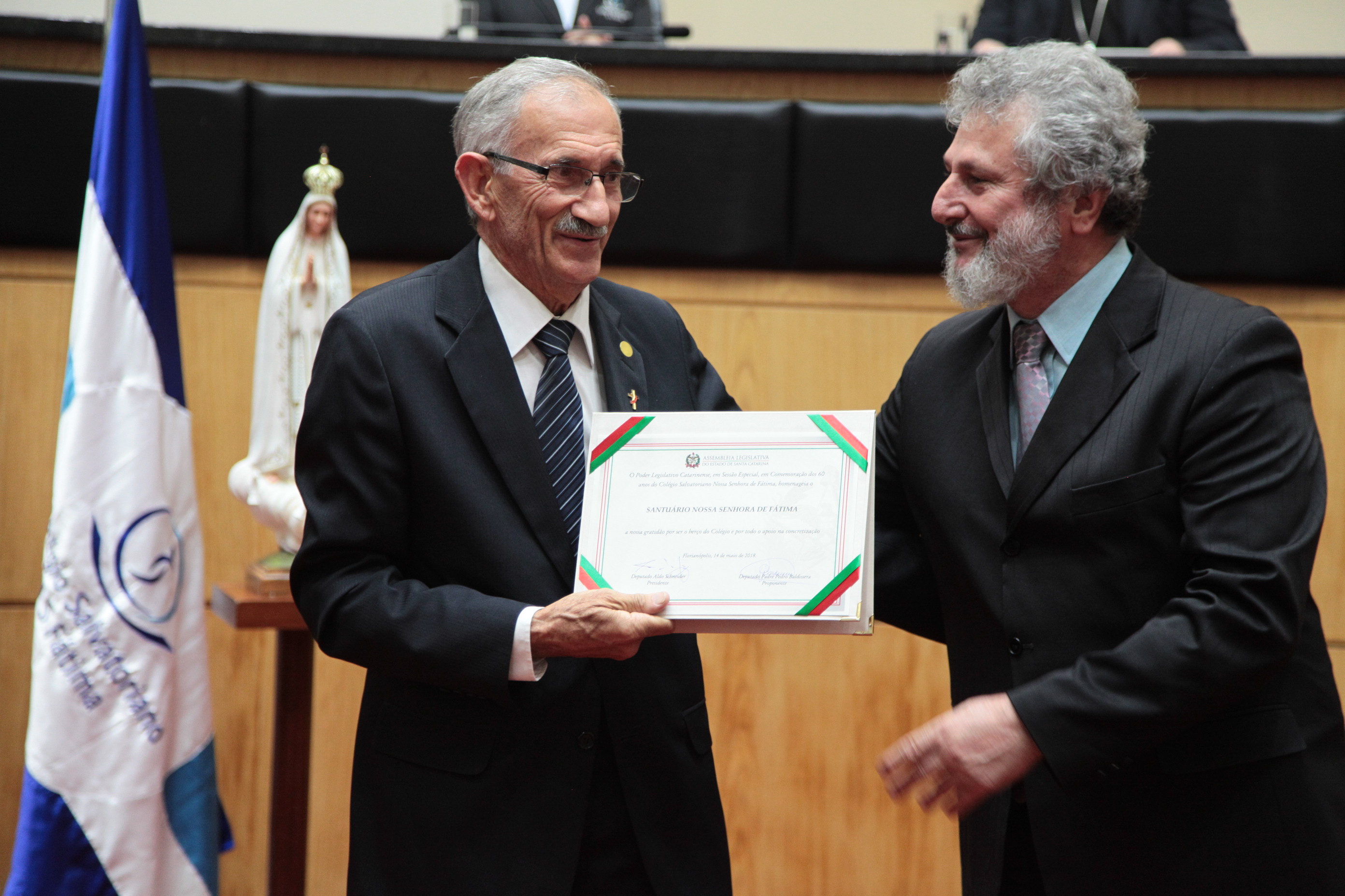 Comemoração dos 60 anos do Colégio Salvatoriano Nossa Senhora de Fátima.