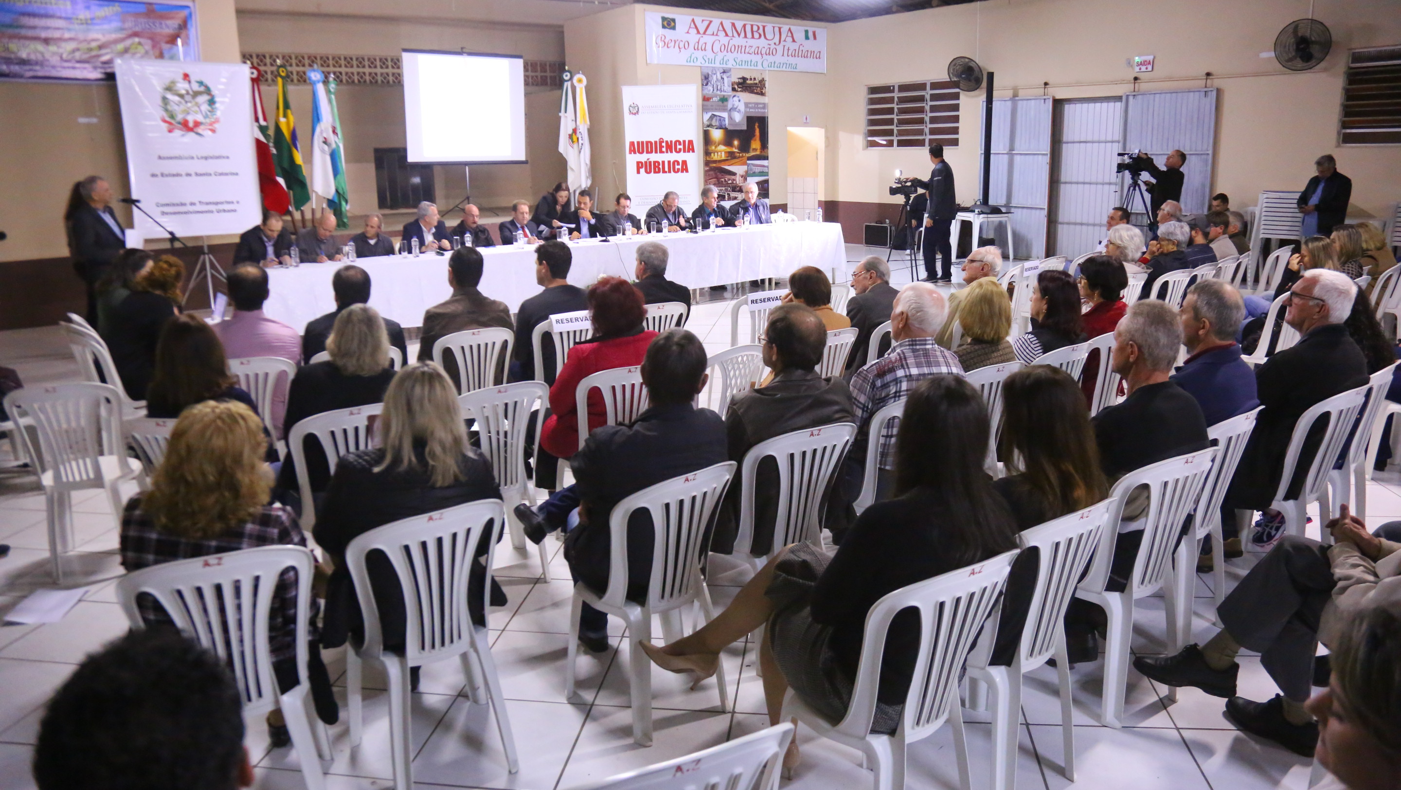 Audiência Pública - Estadualização e pavimentação da rodovia que liga Pedras Grandes a Urussanga via distrito de Azambuja