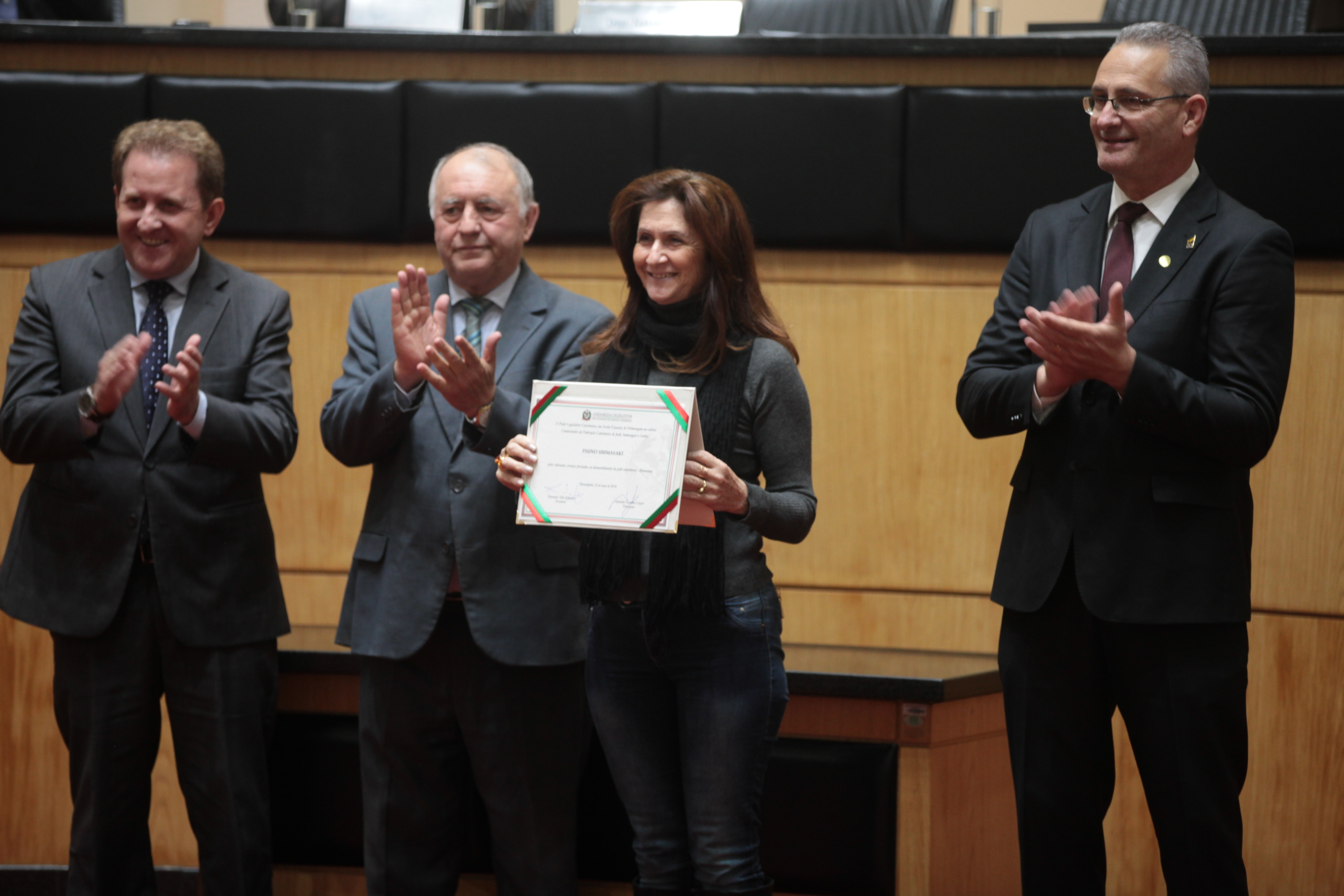 Sessão Especial em Homenagem aos Atletas da Federação Catarinense de Judô.