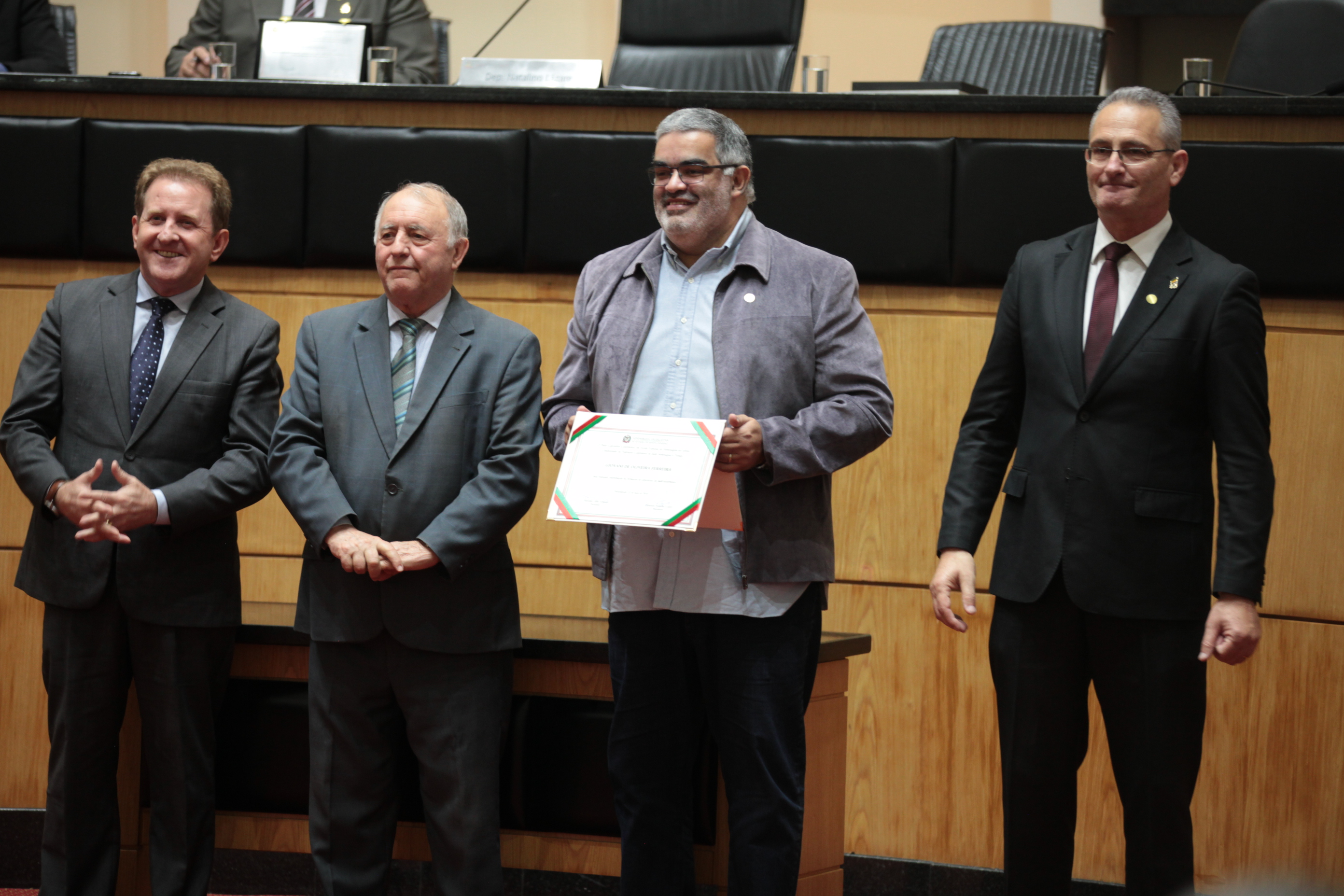 Sessão Especial em Homenagem aos Atletas da Federação Catarinense de Judô.