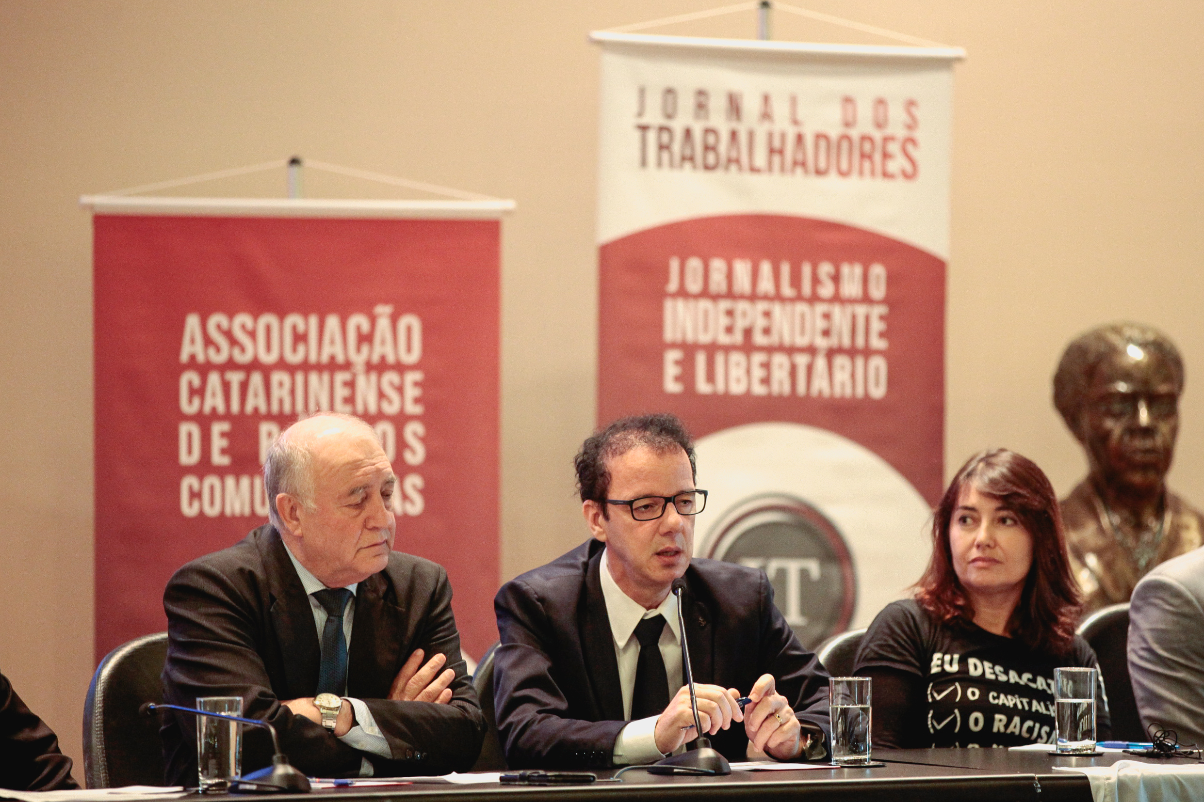 Audiência Pública sobre A decisão: 916/2017, do TCE/SC, que impede a administração pública de contratar com entidades detentoras de autorização para execução do serviço de radiofusão comunitária. Foto: Karina Ferreira / Agência AL
