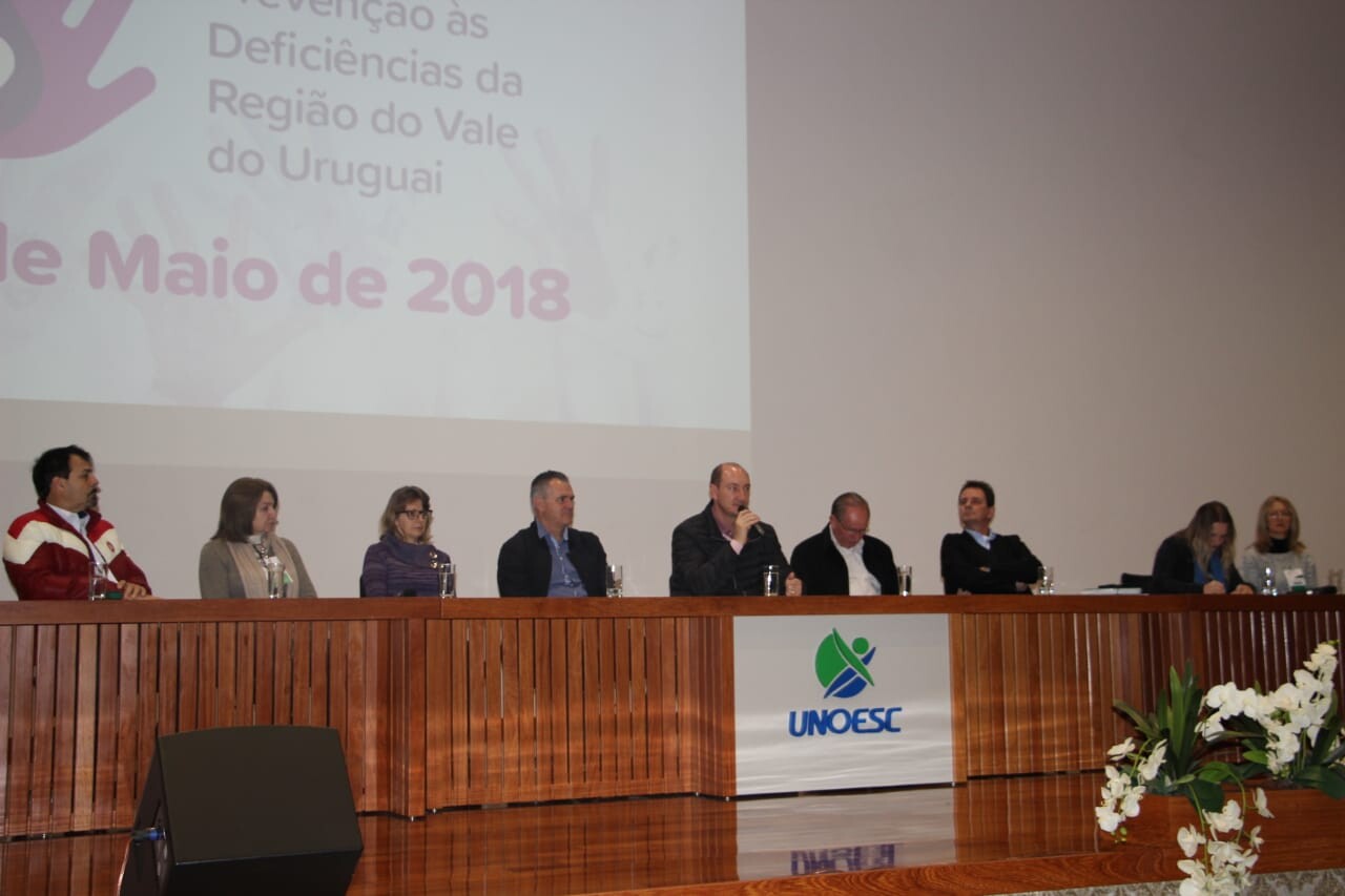 Evento foi realizado pela Alesc, com apoio da Federação das Apaes, na Unoesc. FOTO: Vandro Welter/Divulgação