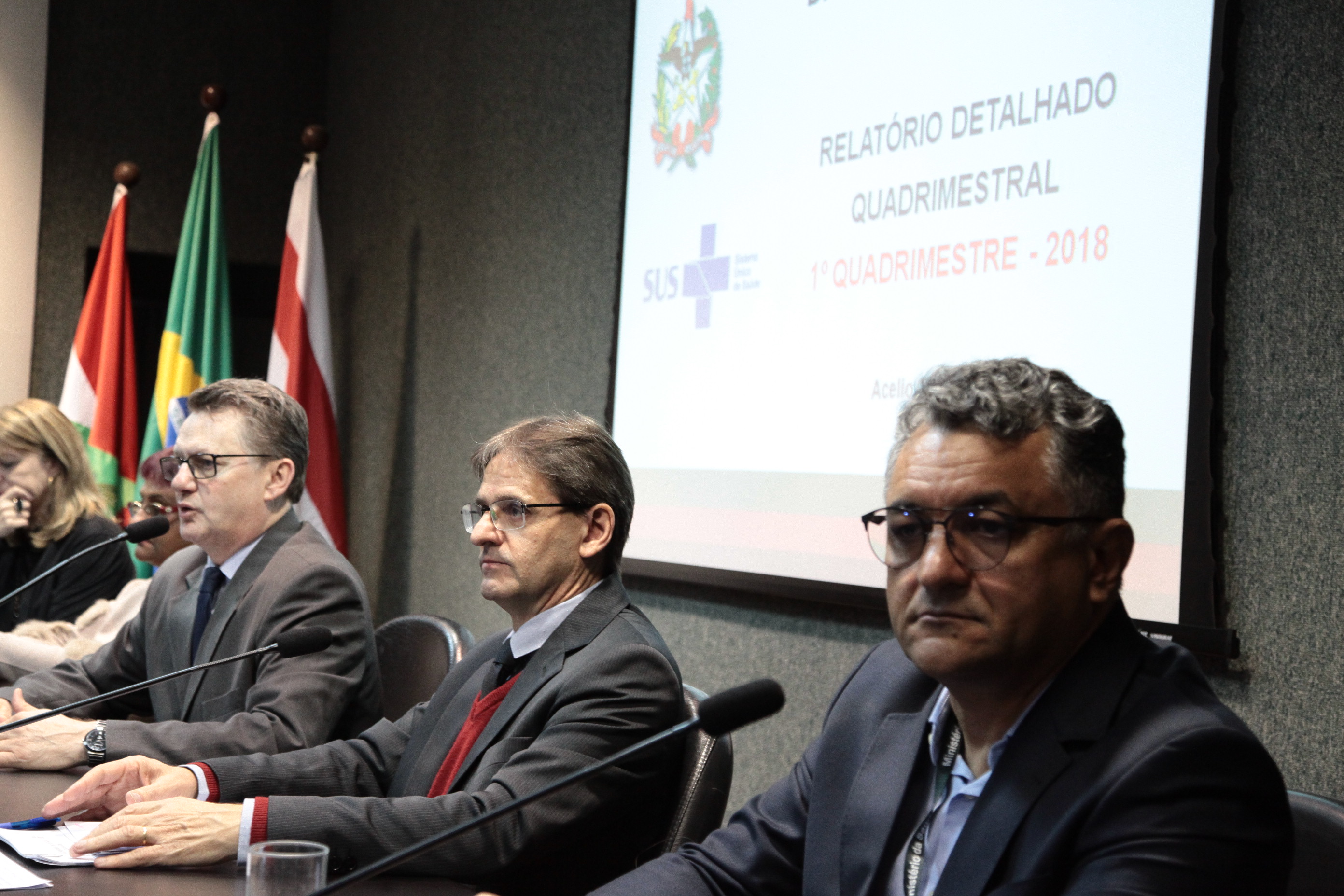 Audiência Publica Prestação de Contas do 1º quadrimestre de 2018 da Secretaria de Saúde